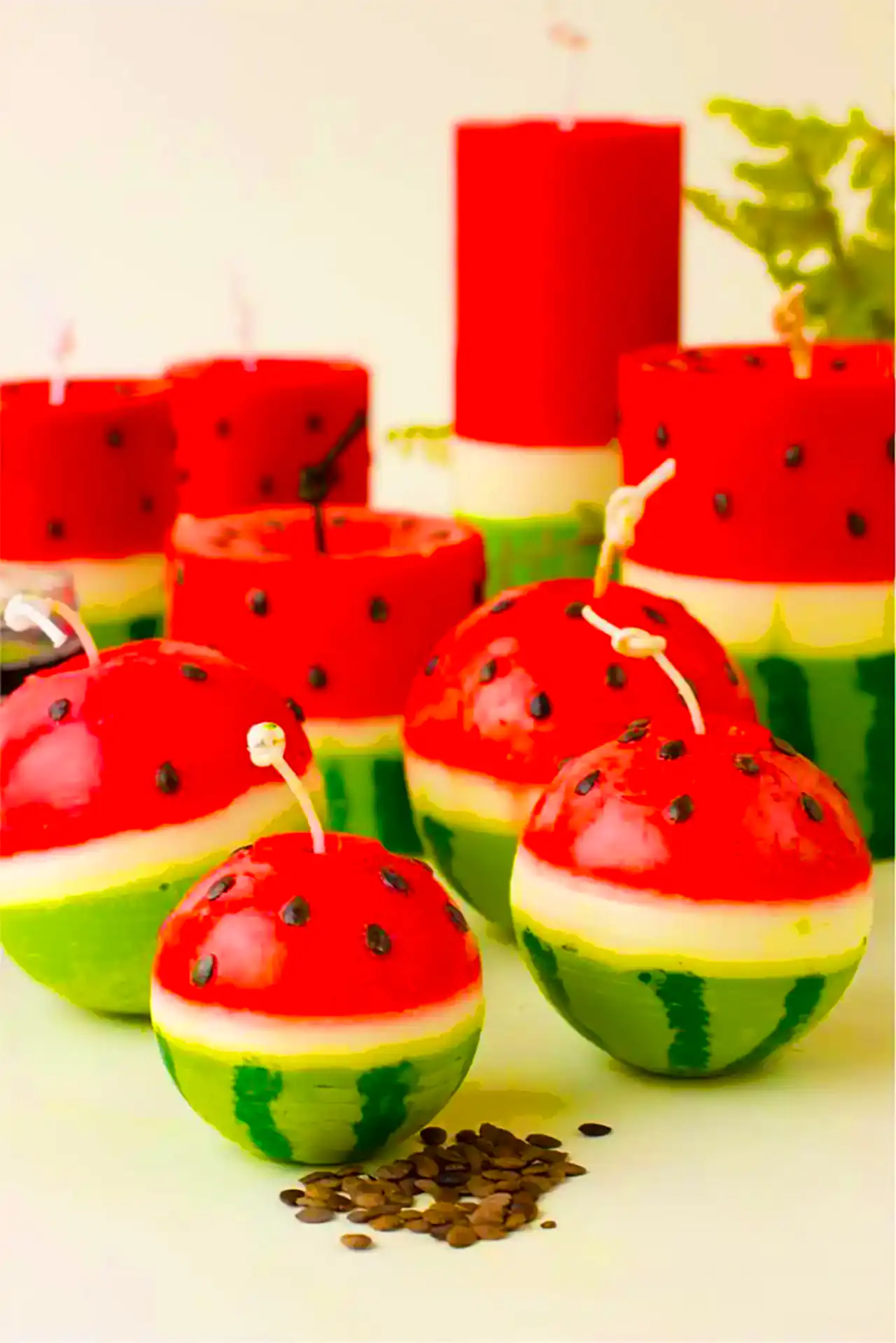 شمع با تم یلدایی