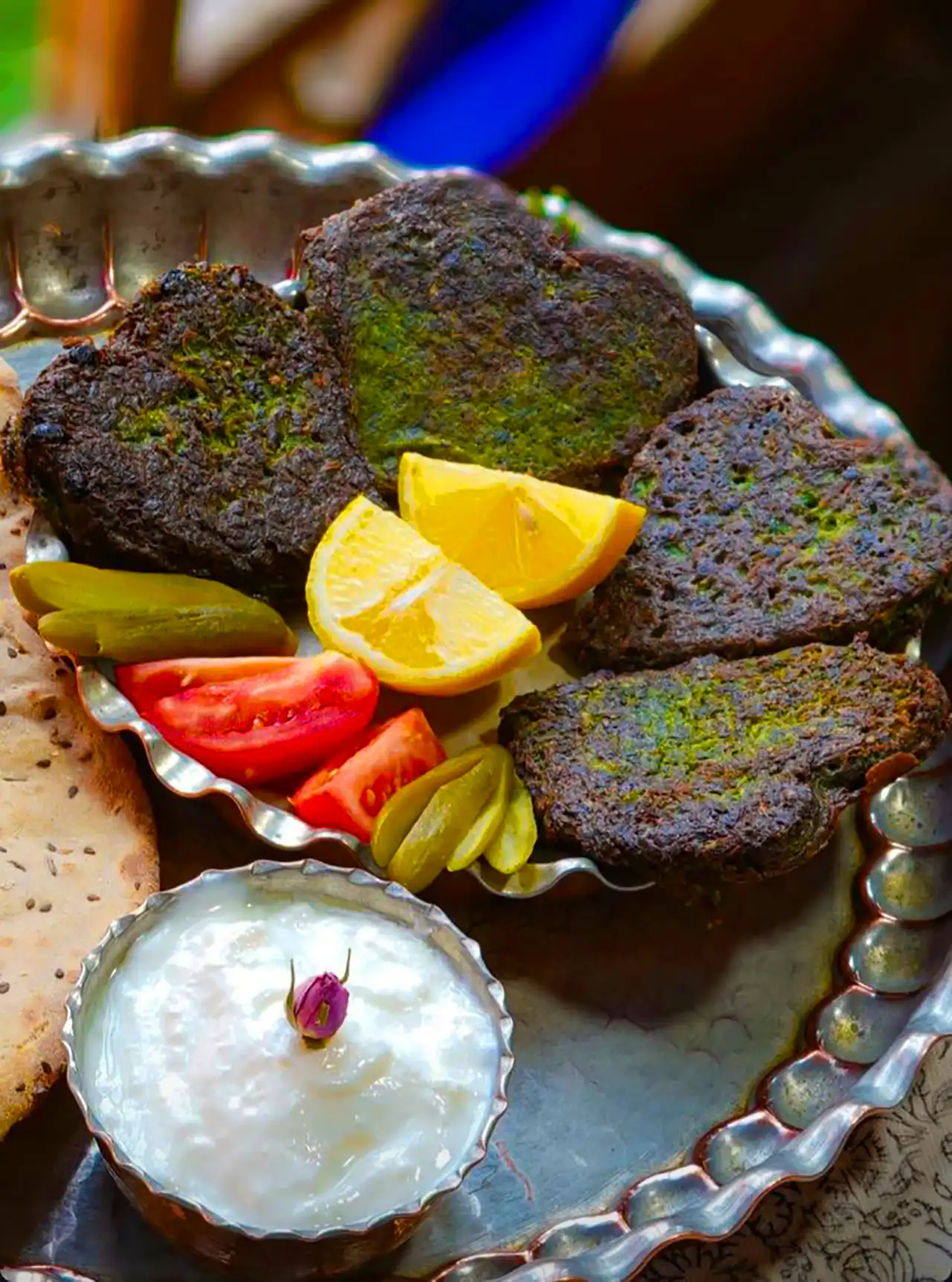 تزیین مجلسی کوکو سبزی