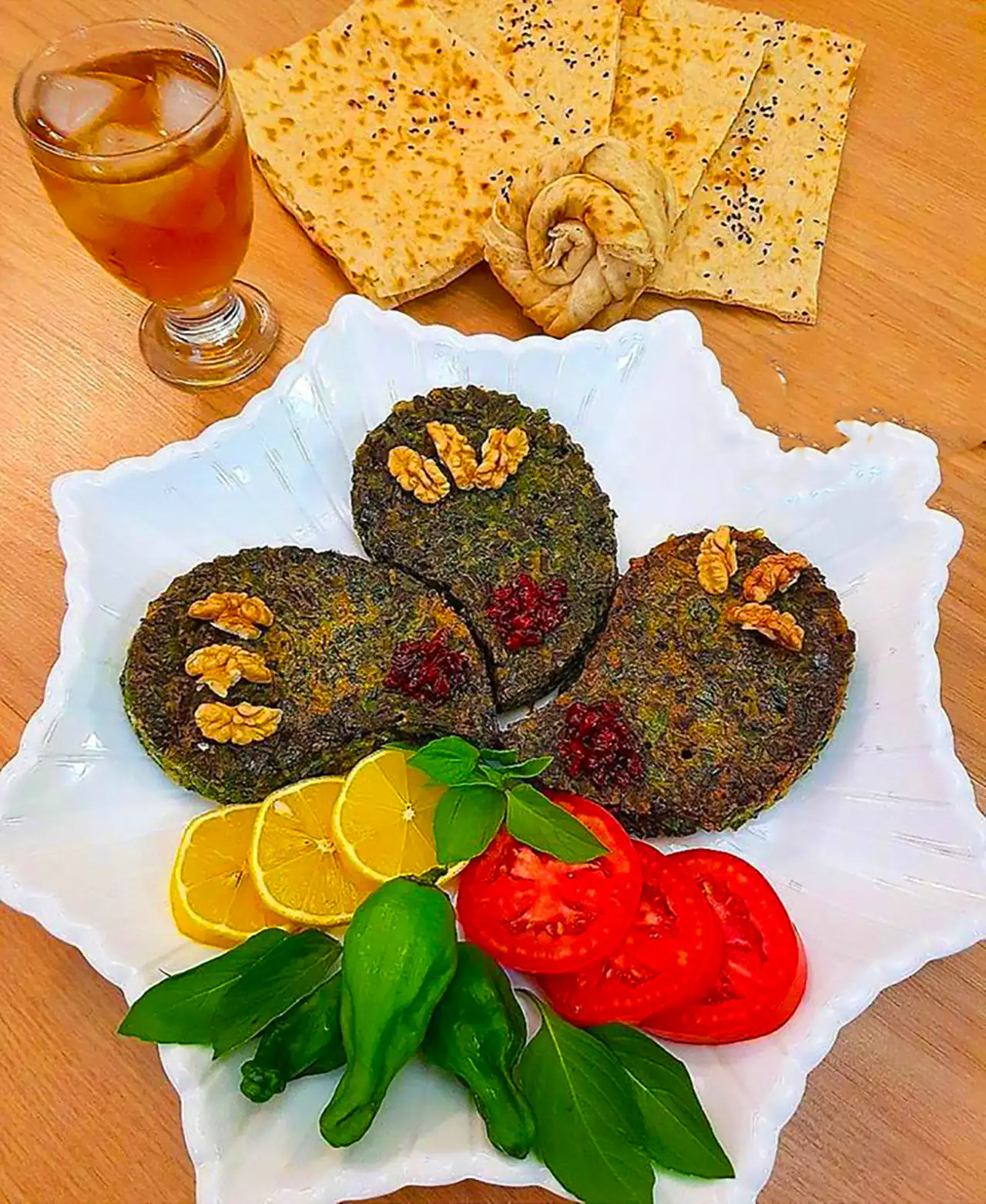 تزیین مجلسی کوکو سبزی