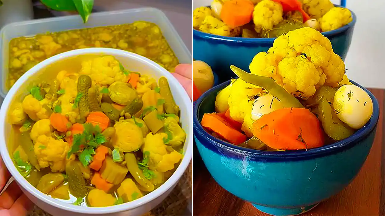 ترشی مخلوط خونگی