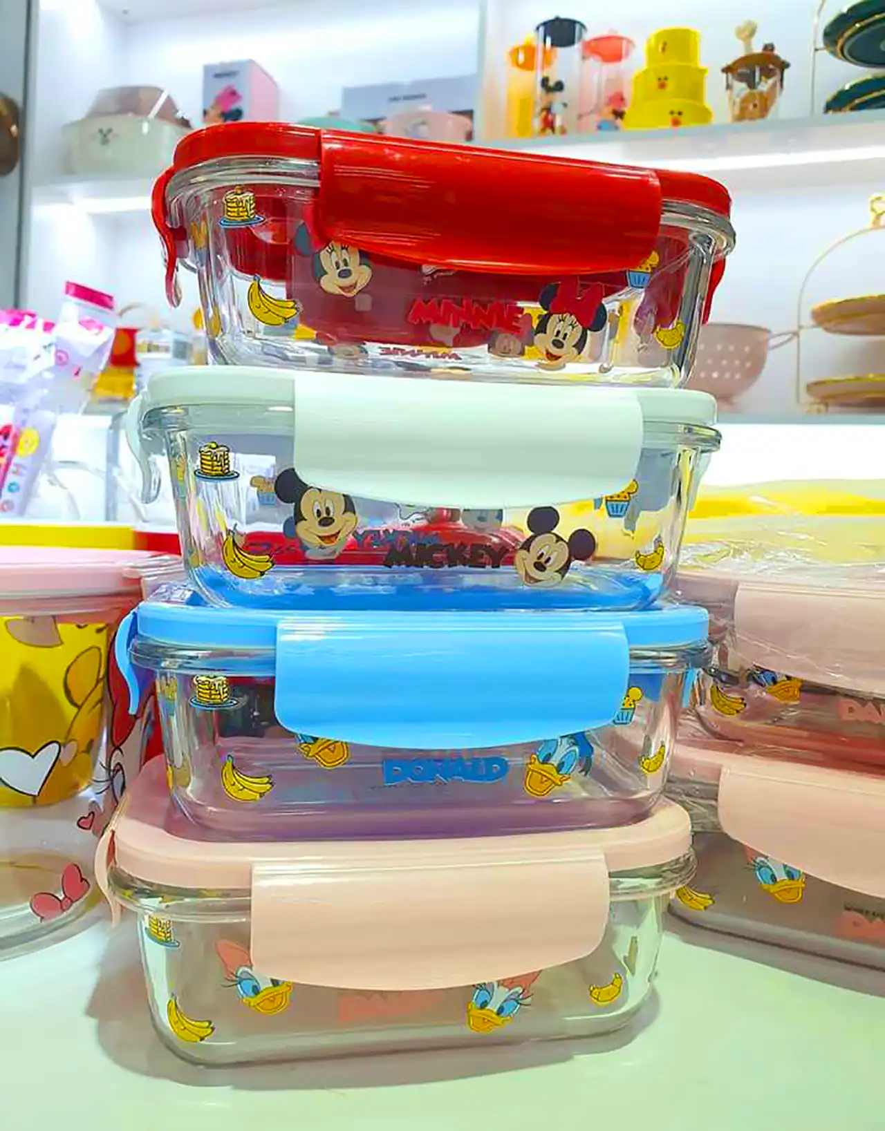 ظروف ست سه تایی درب دار