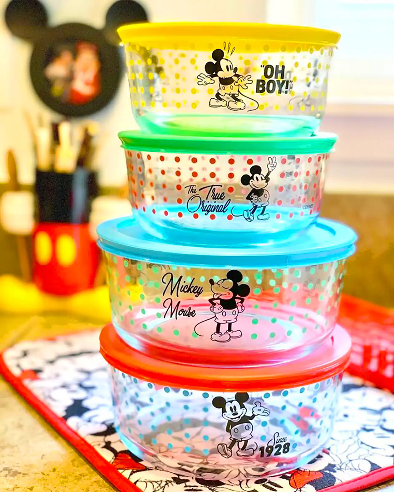 ظروف ست سه تایی درب دار