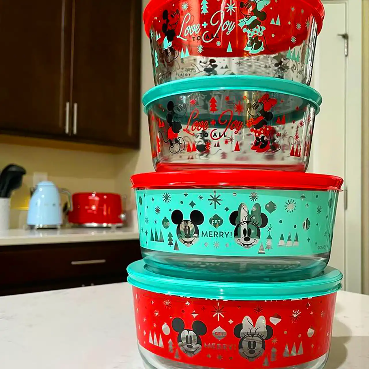 ظروف ست سه تایی درب دار