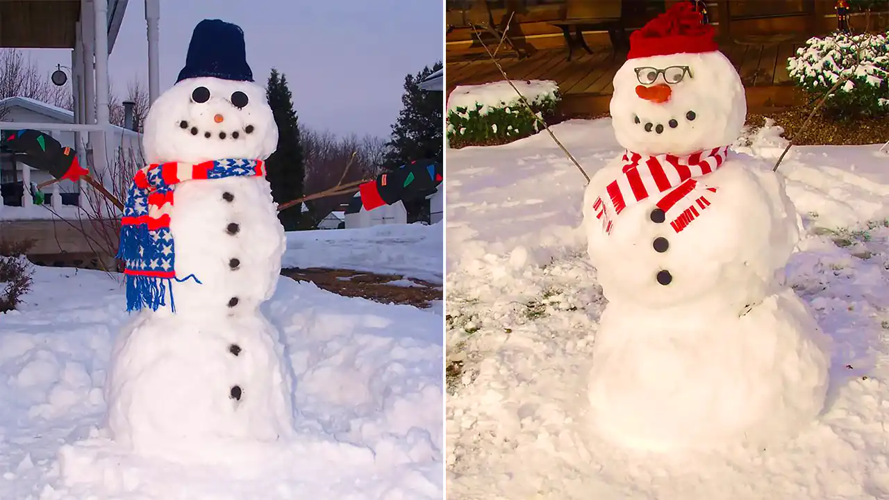 آدم برفی کیوت