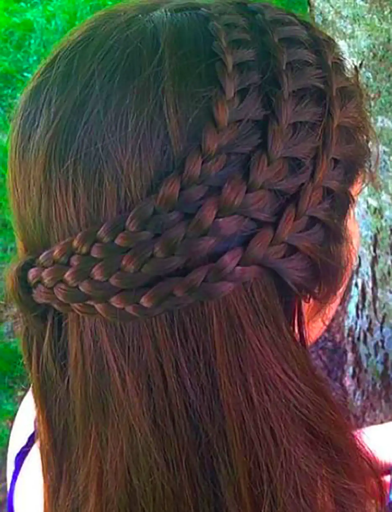 بافت روی موی بلند