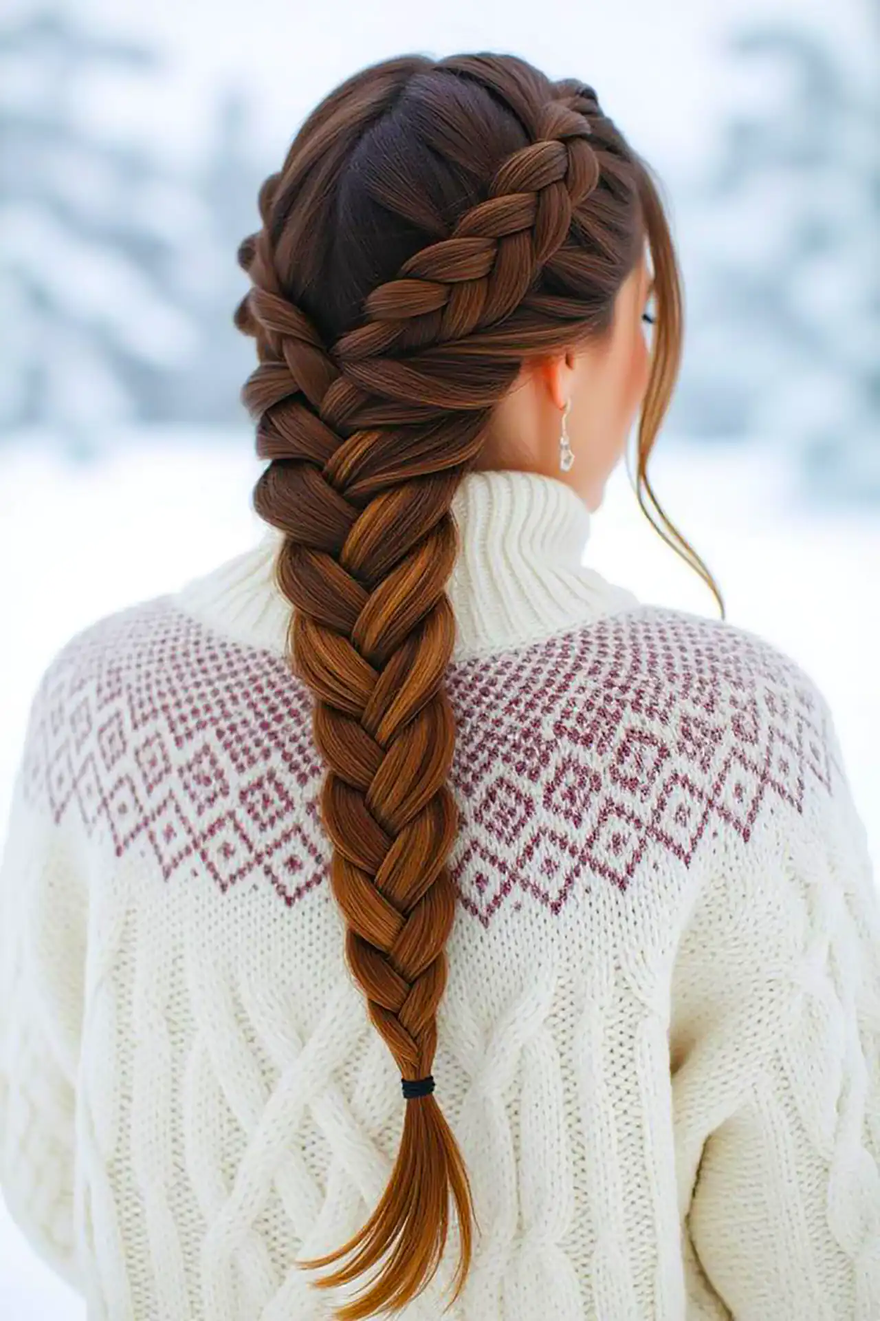 بافت روی موی بلند