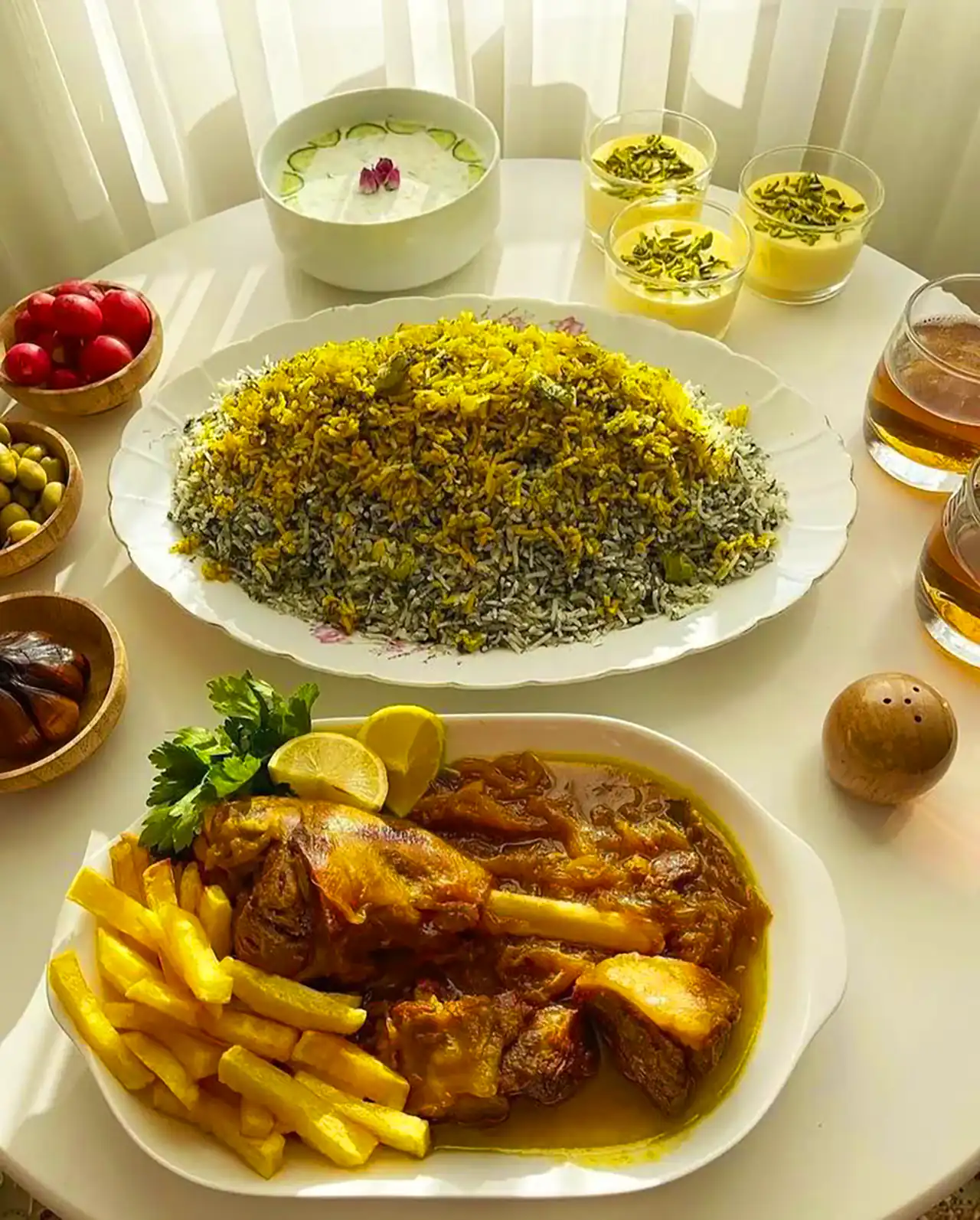 باقالی پلو با ماهیچه