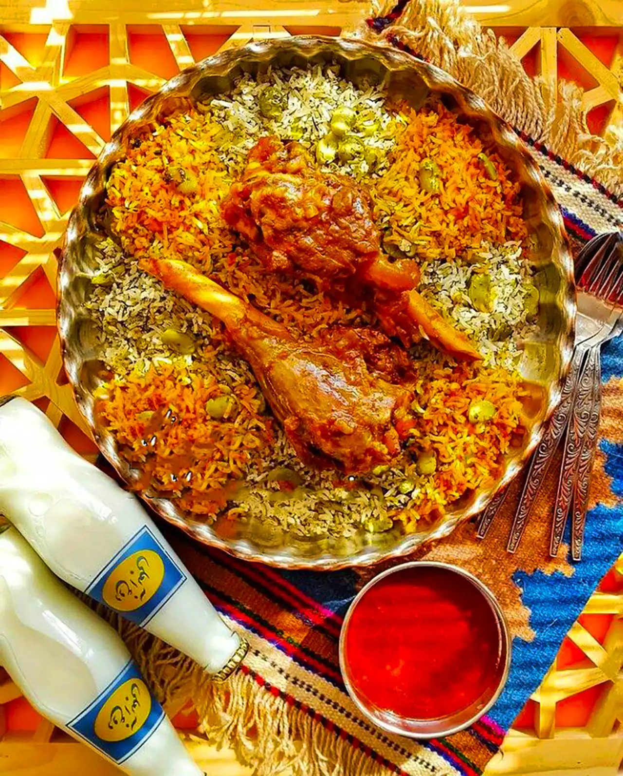 باقالی پلو با ماهیچه