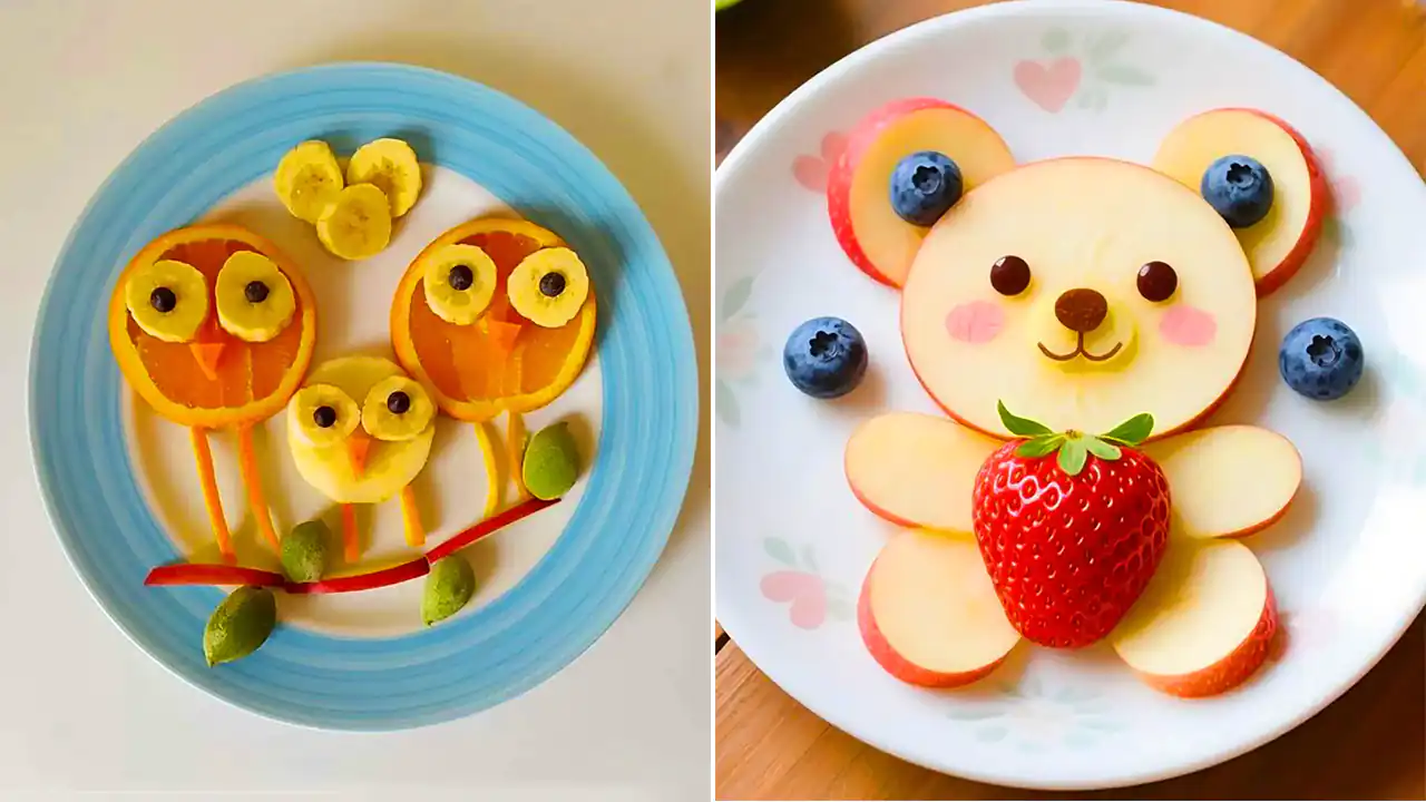 بشقاب میوه اسلایسی کودک