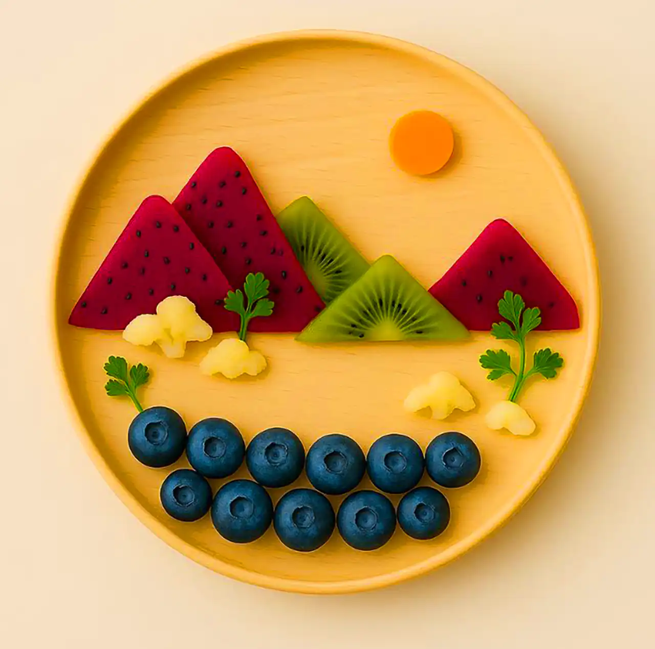 بشقاب میوه اسلایسی کودک