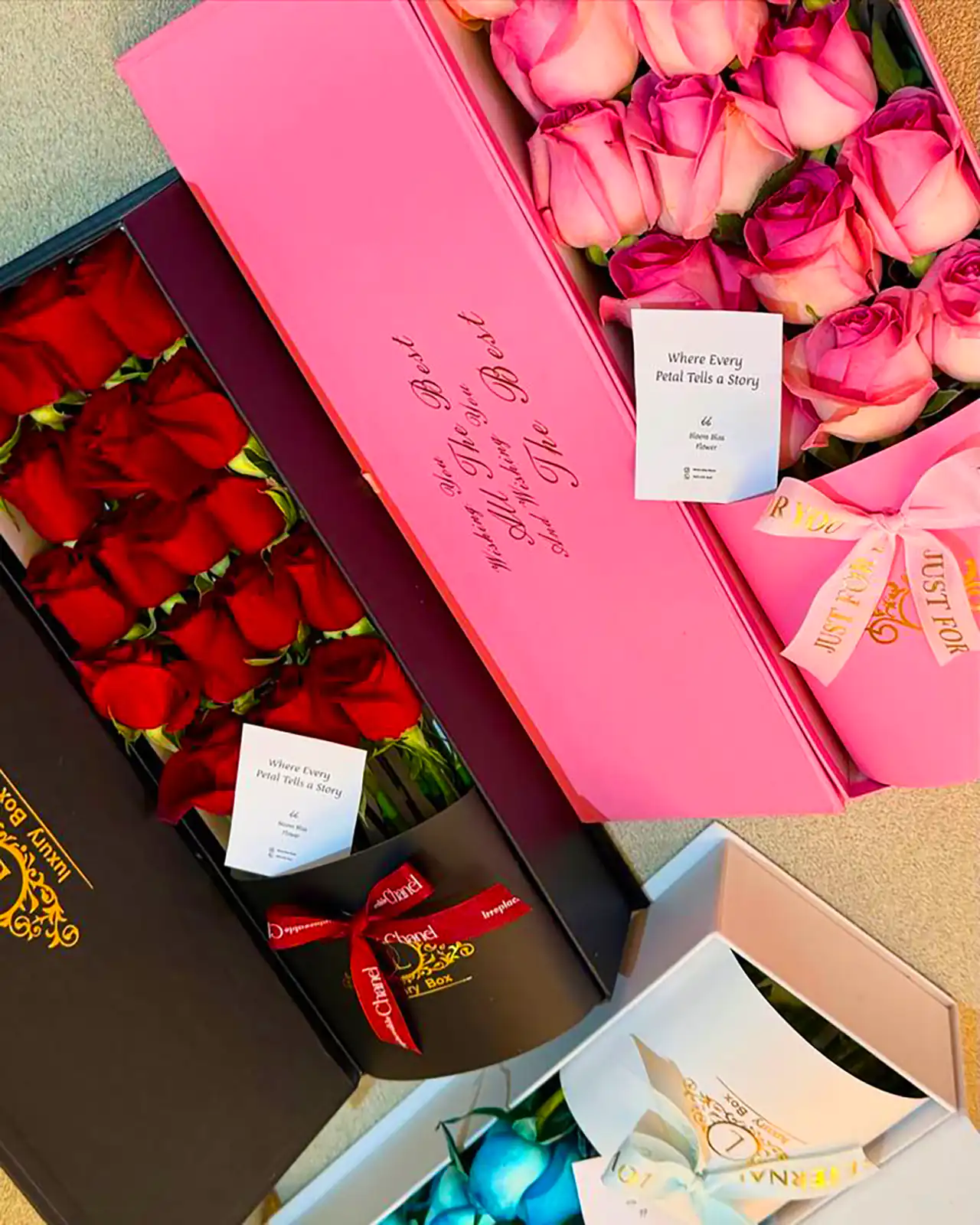 باکس گل روز زن