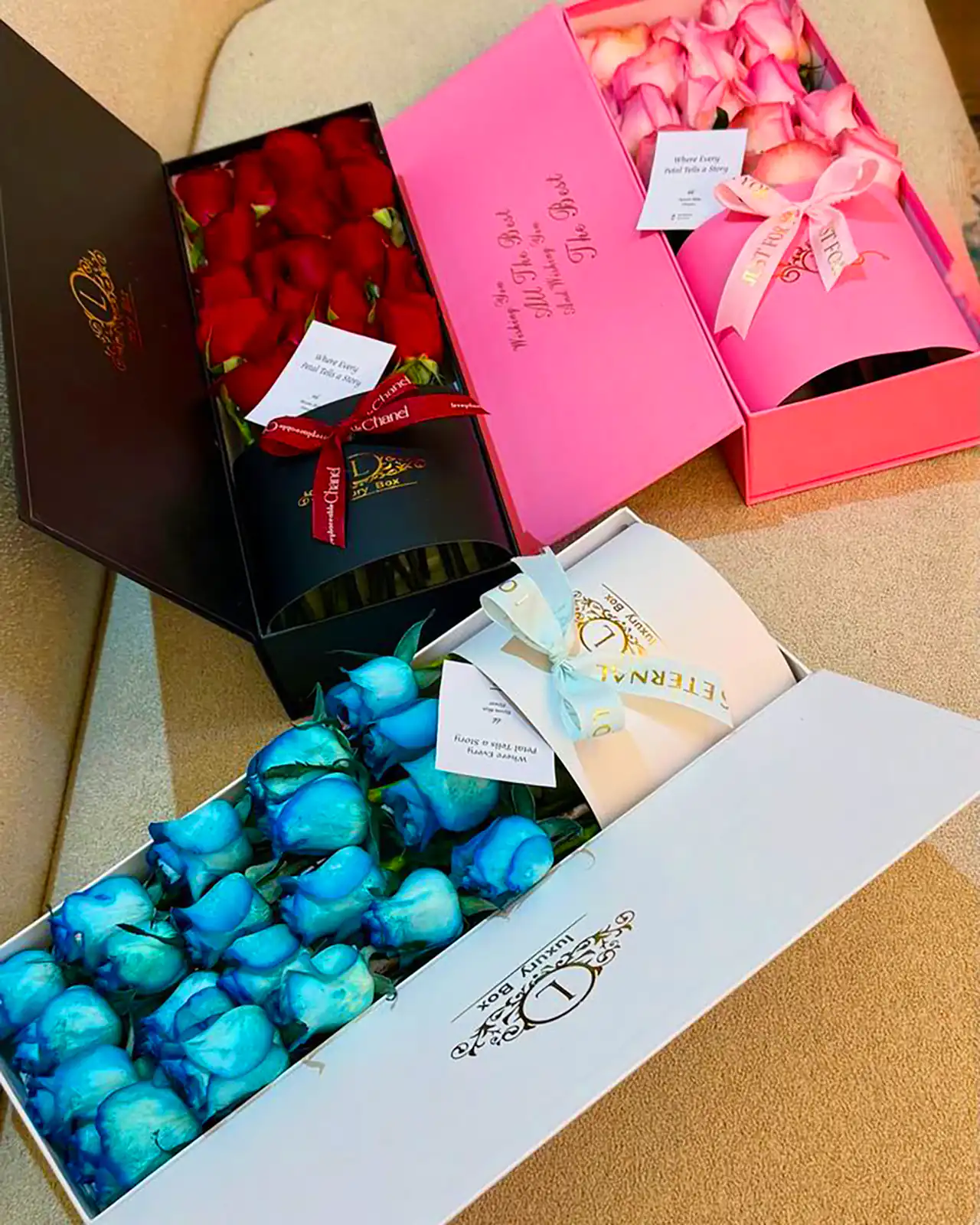 باکس گل روز زن