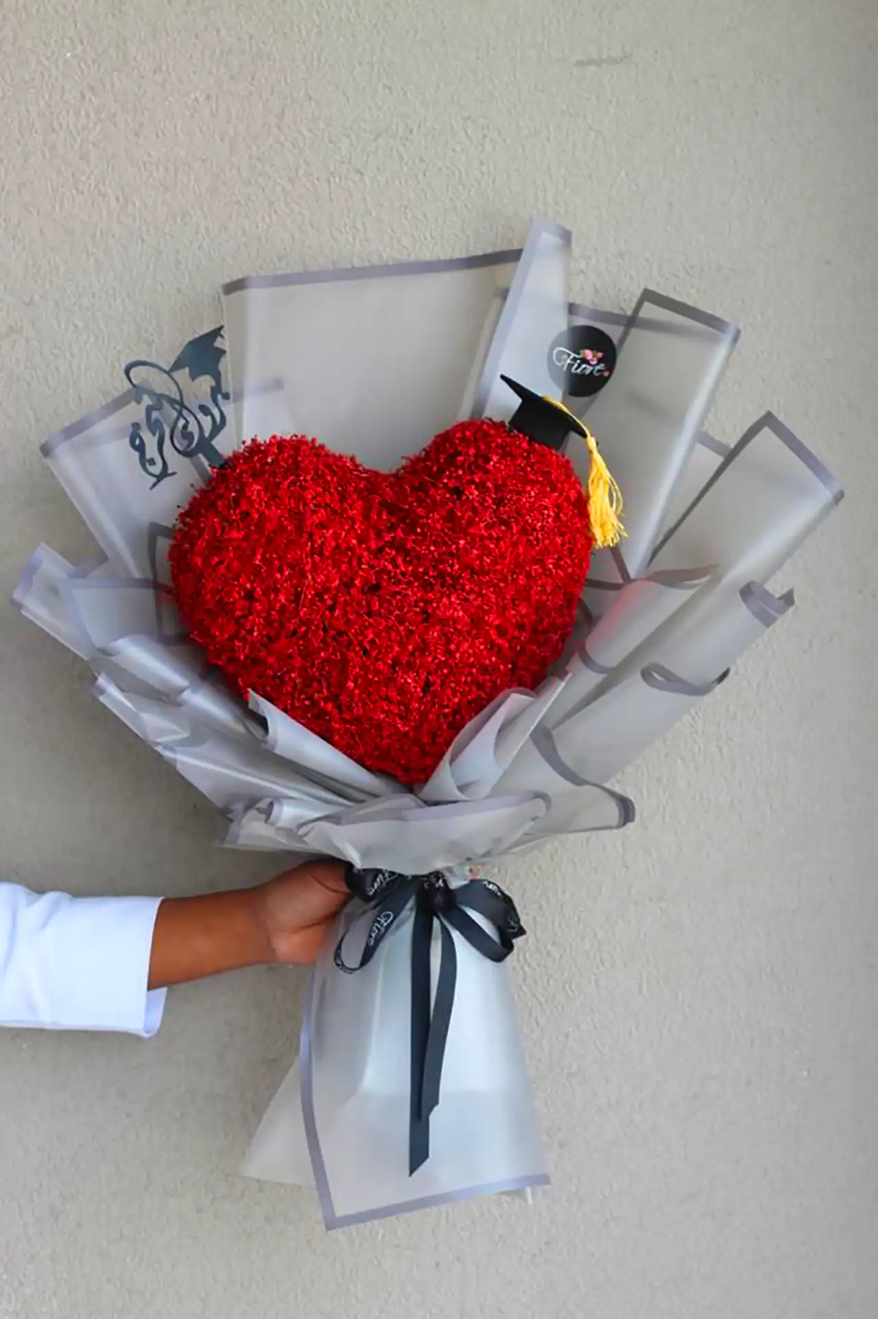 دسته گل قلبی شکل