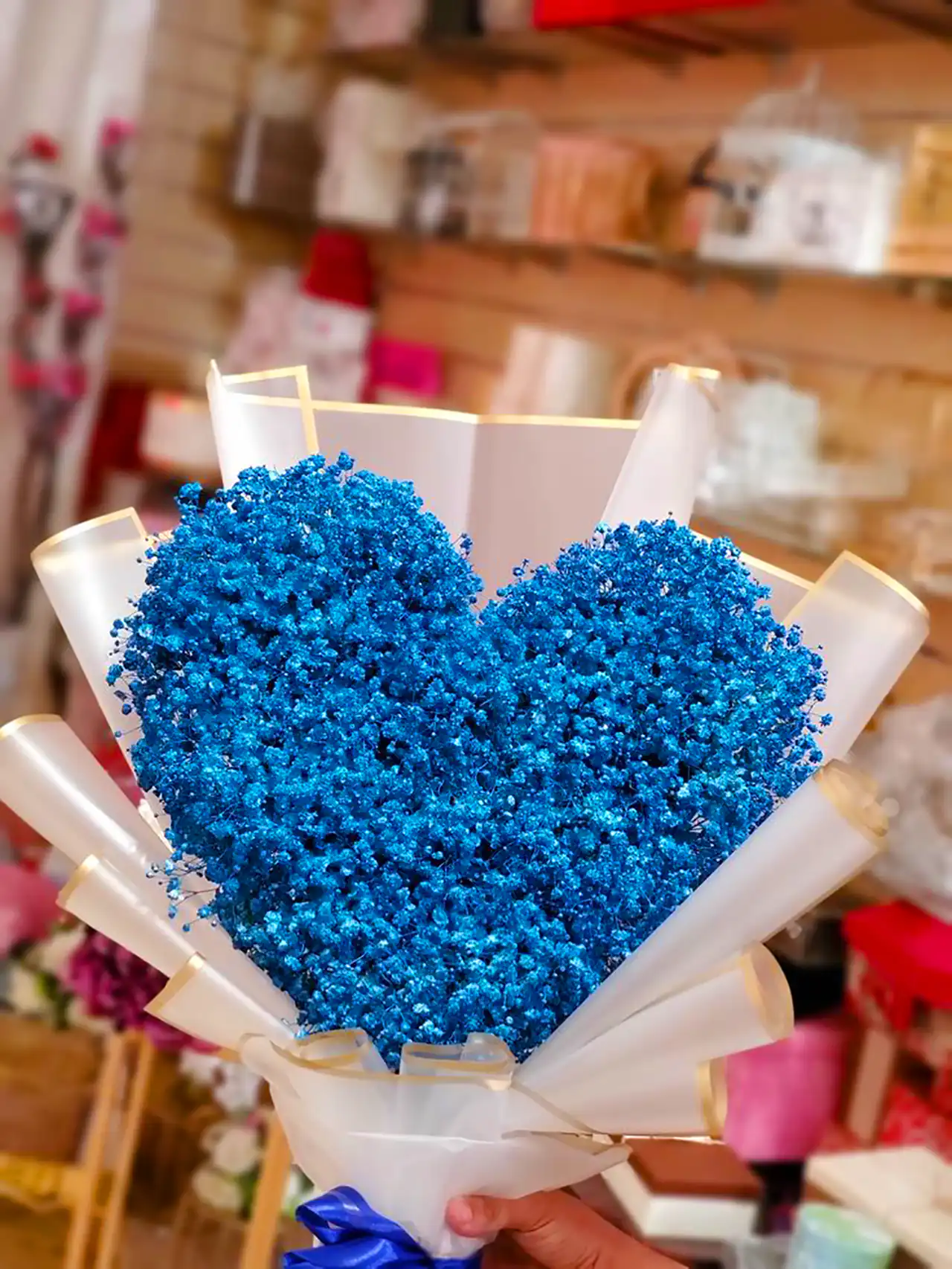 دسته گل قلبی شکل