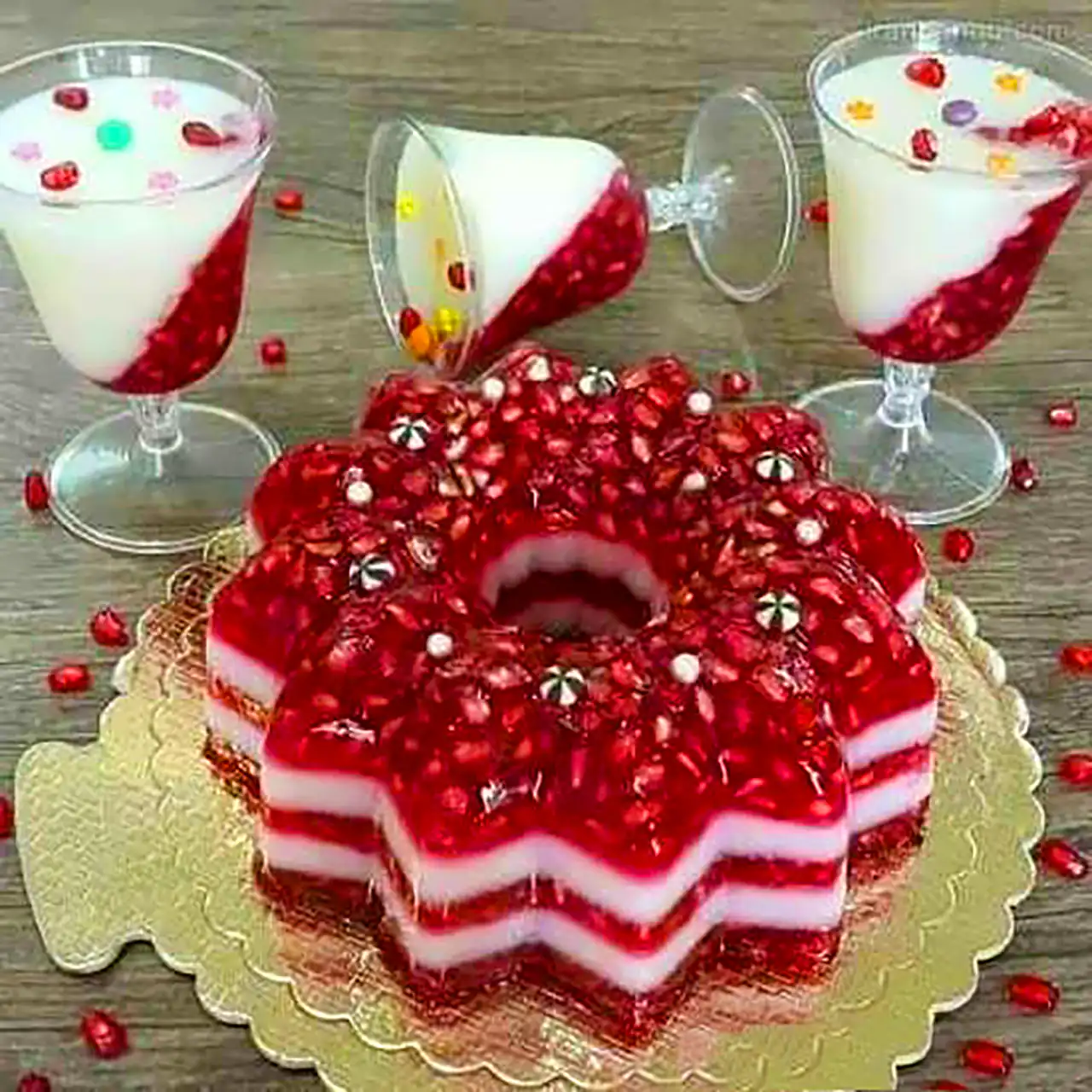 دسر انار برای یلدا