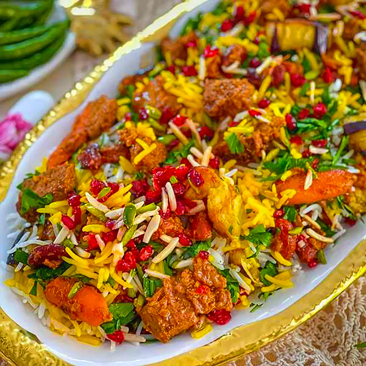 دیزاین قاطی پلو ایرانی