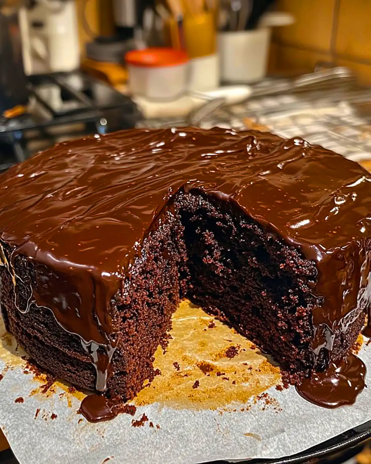 دیزاین کیک شکلاتی خونگی