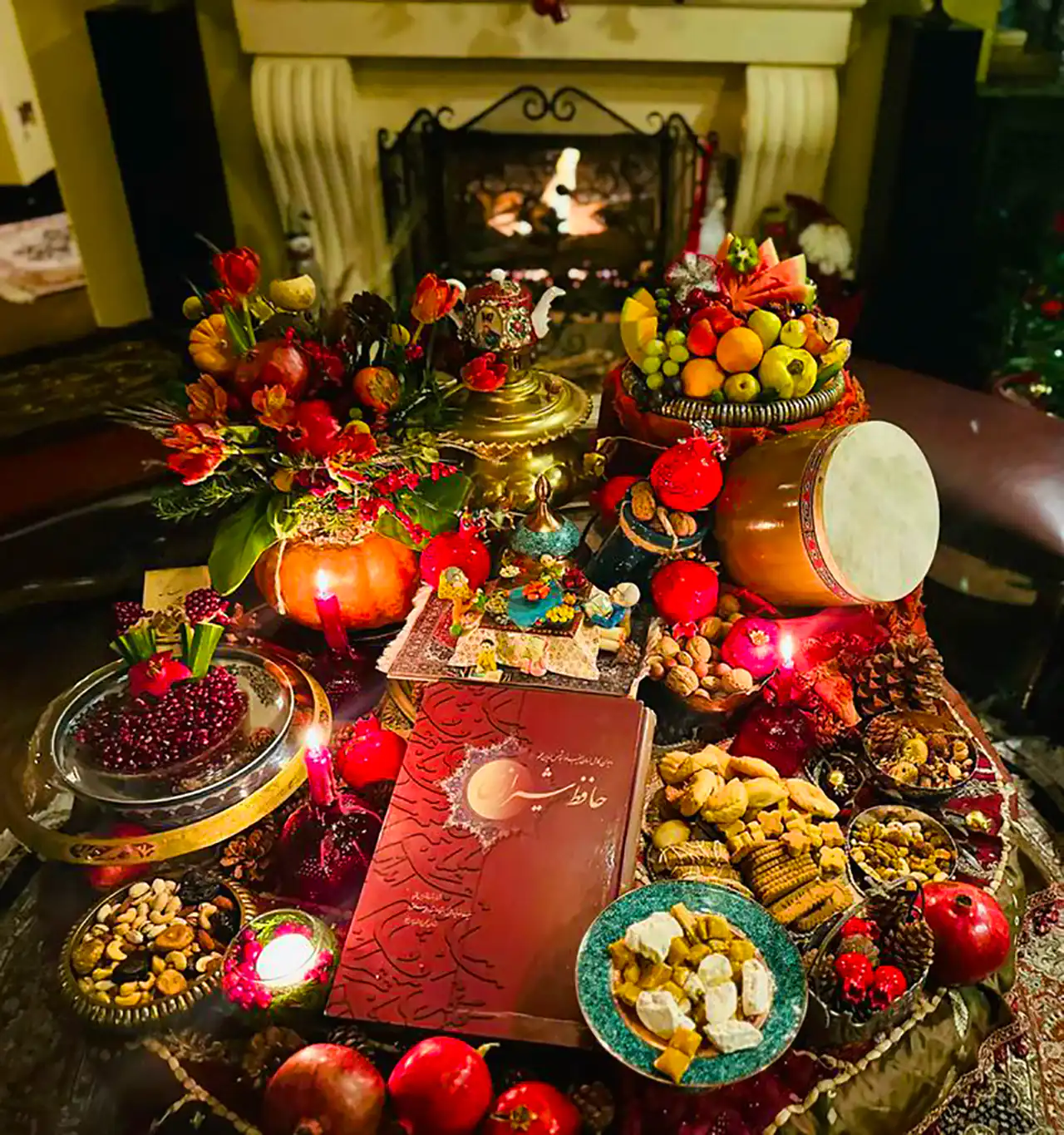 دیزاین میز شب یلدا