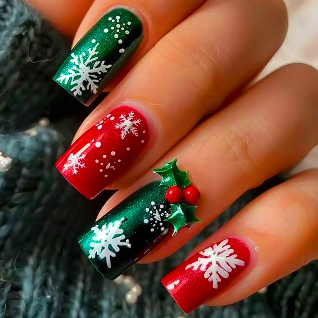 دیزاین ناخن برای زمستان