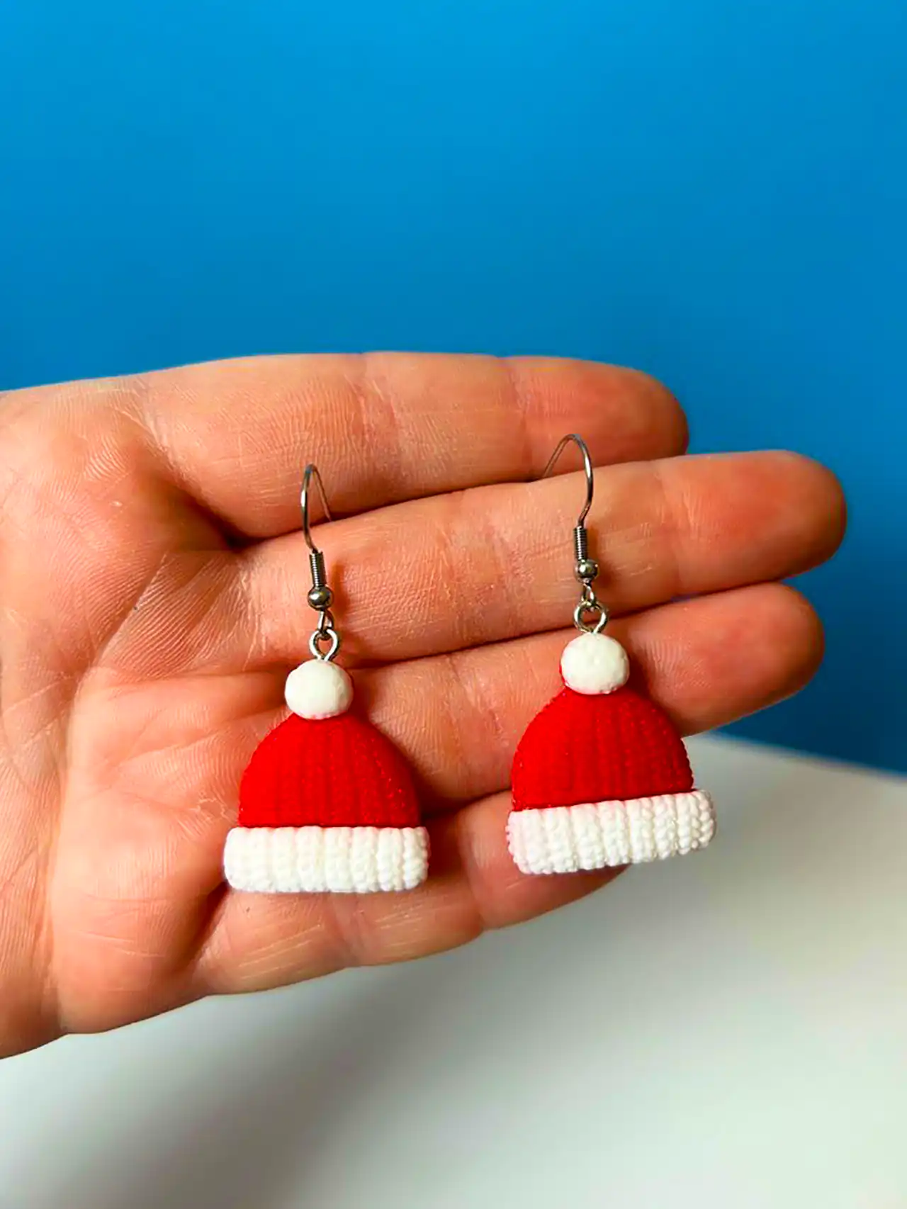 گوشواره بافتنی فانتزی