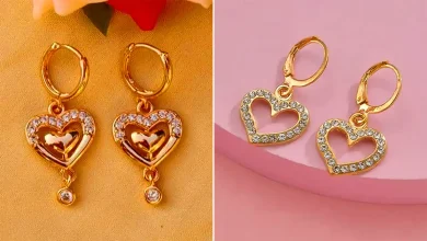 گوشواره مینیمال قلبی