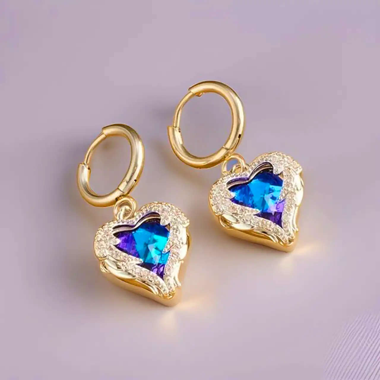 گوشواره مینیمال قلبی