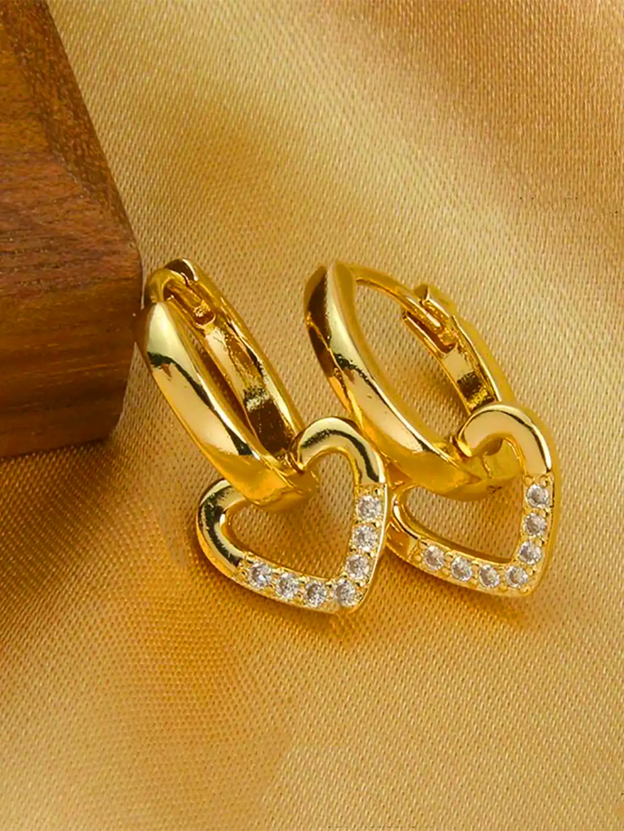 گوشواره مینیمال قلبی