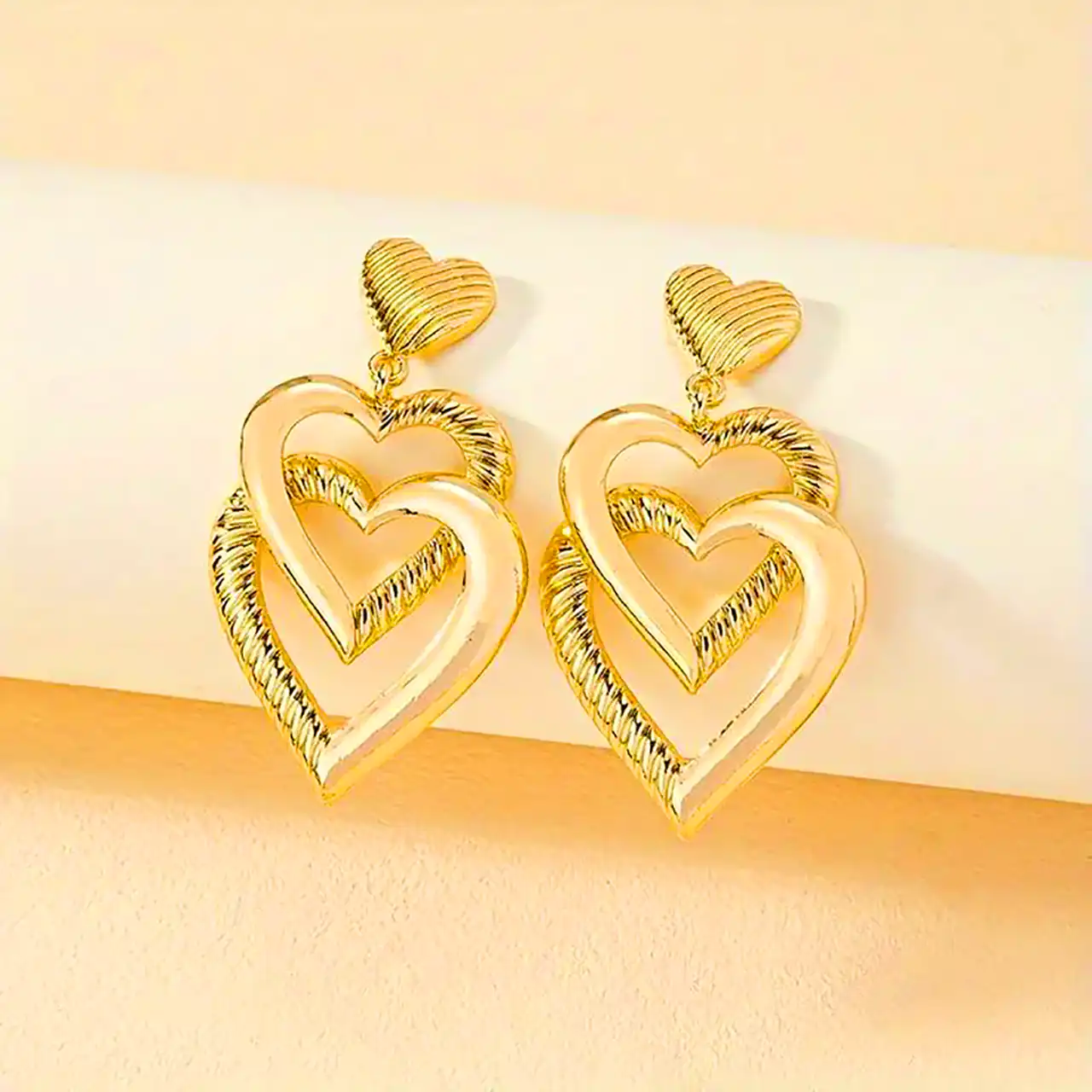 گوشواره مینیمال قلبی