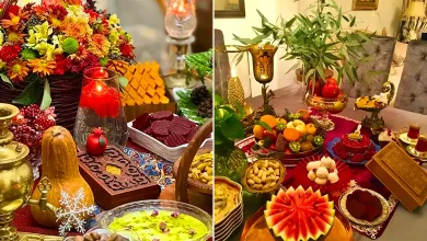 ایده میز تنقلات یلدا