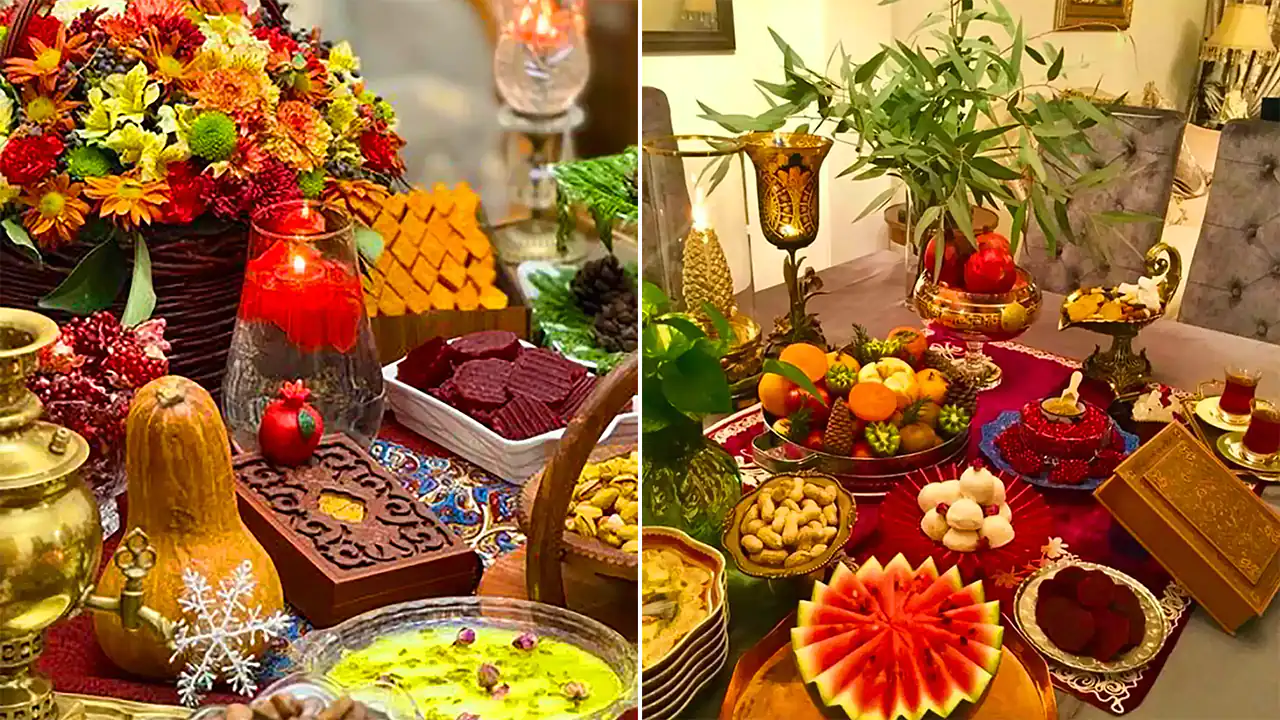 ایده میز تنقلات یلدا