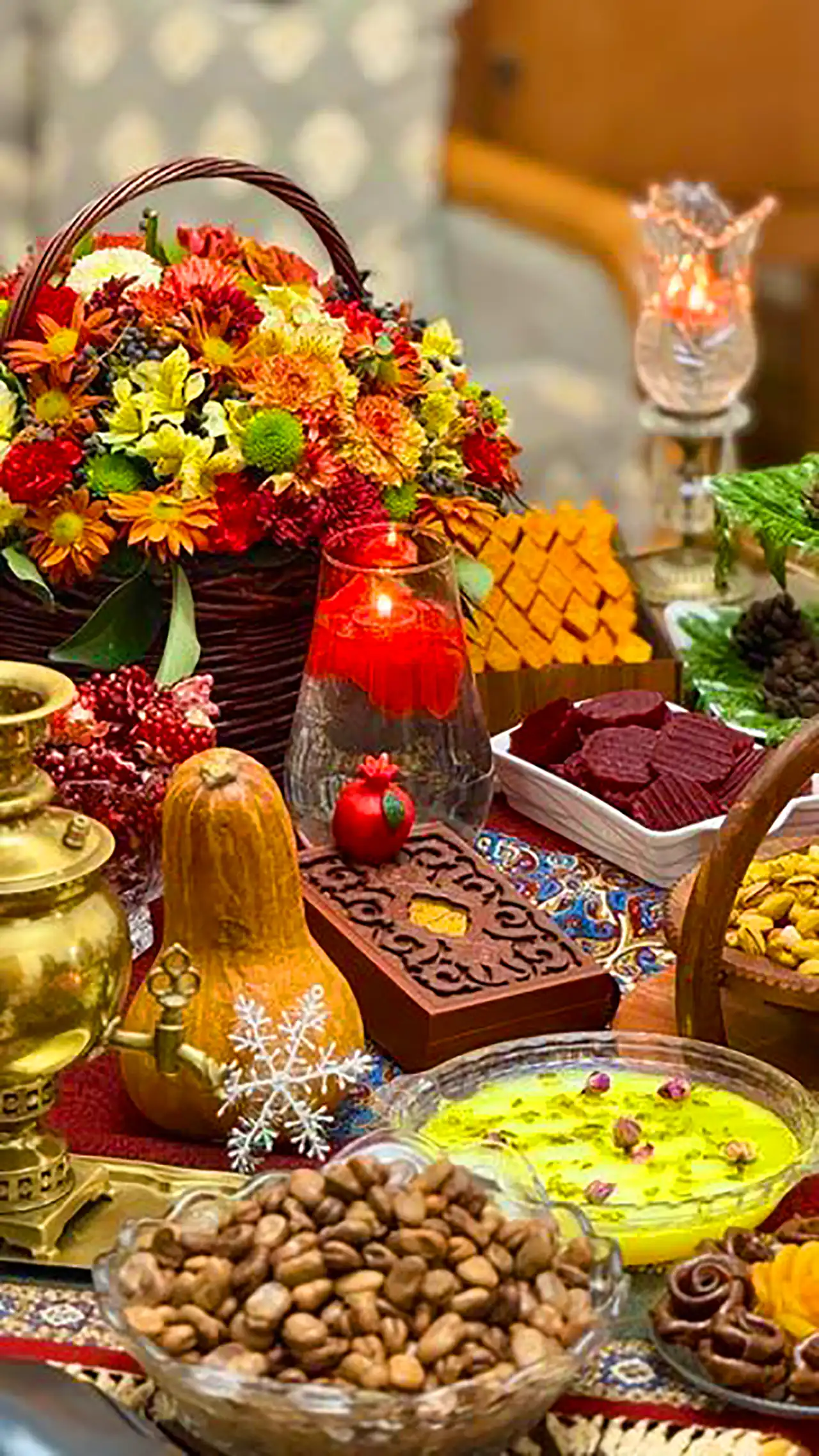 ایده میز تنقلات یلدا