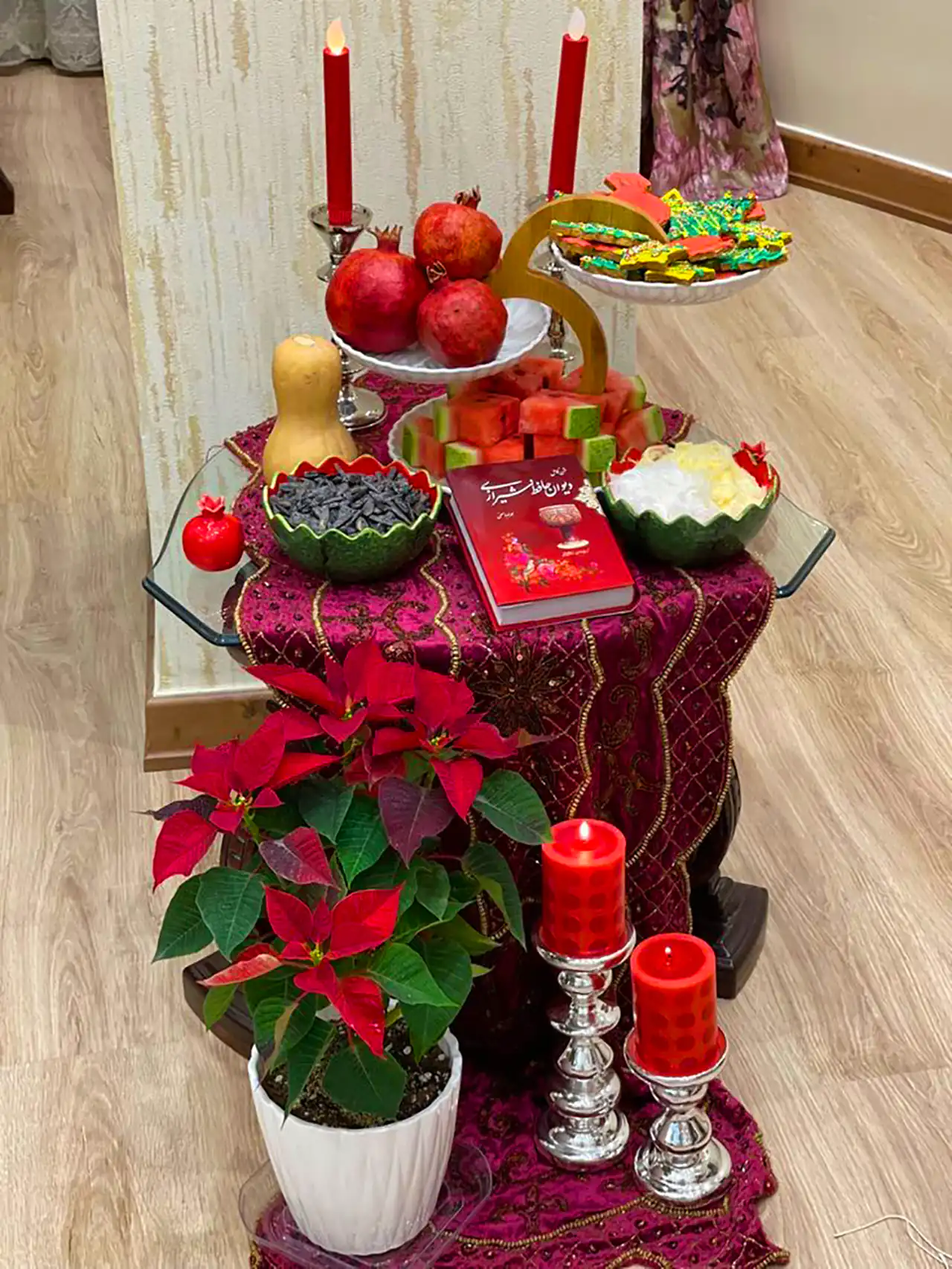 ایده میز تنقلات یلدا