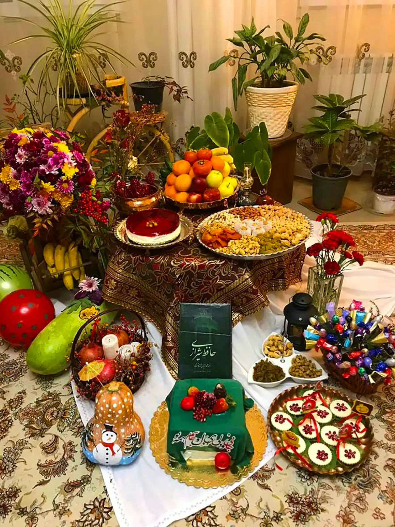 ایده میز تنقلات یلدا