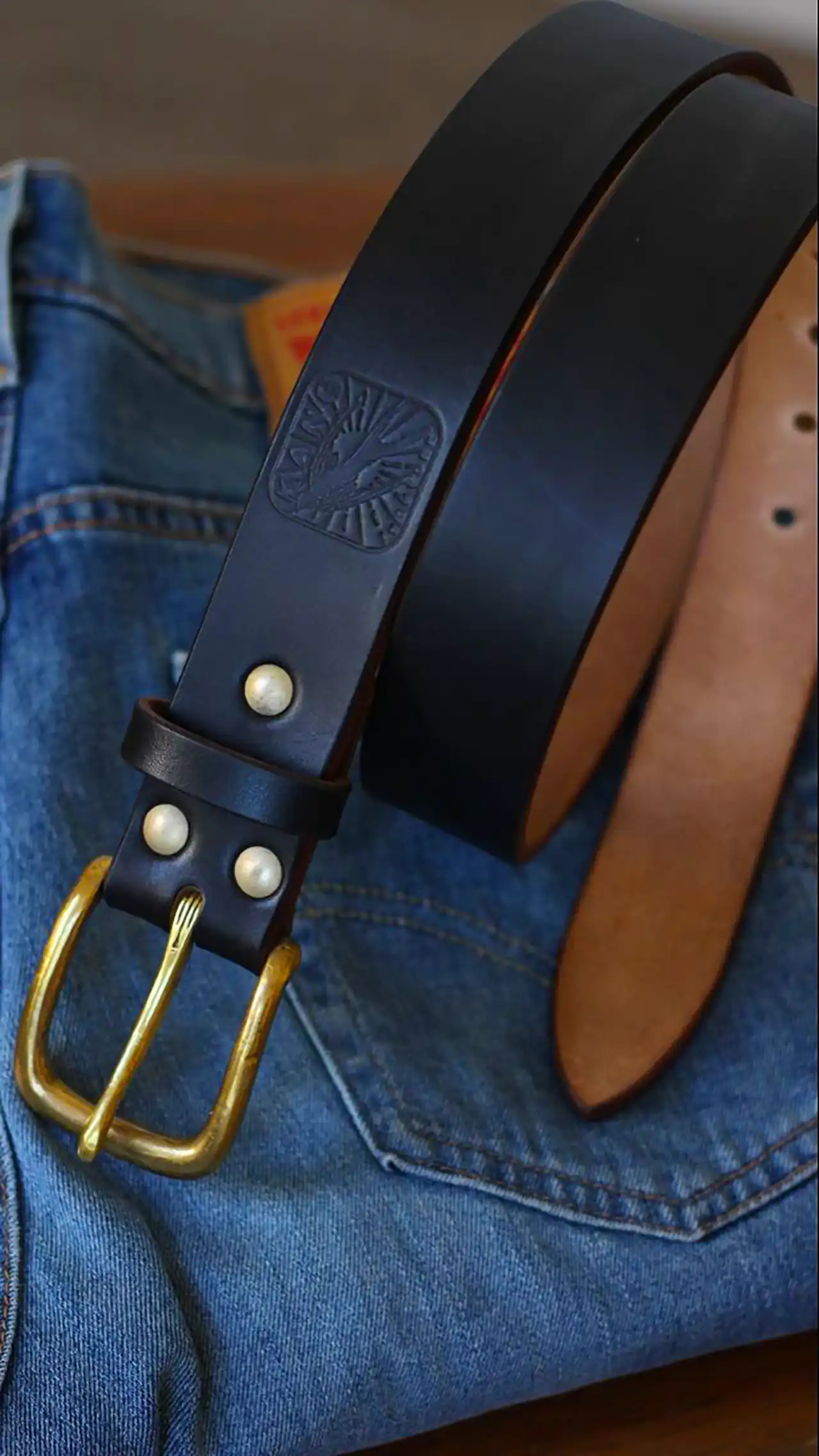 کمربند چرم مردانه