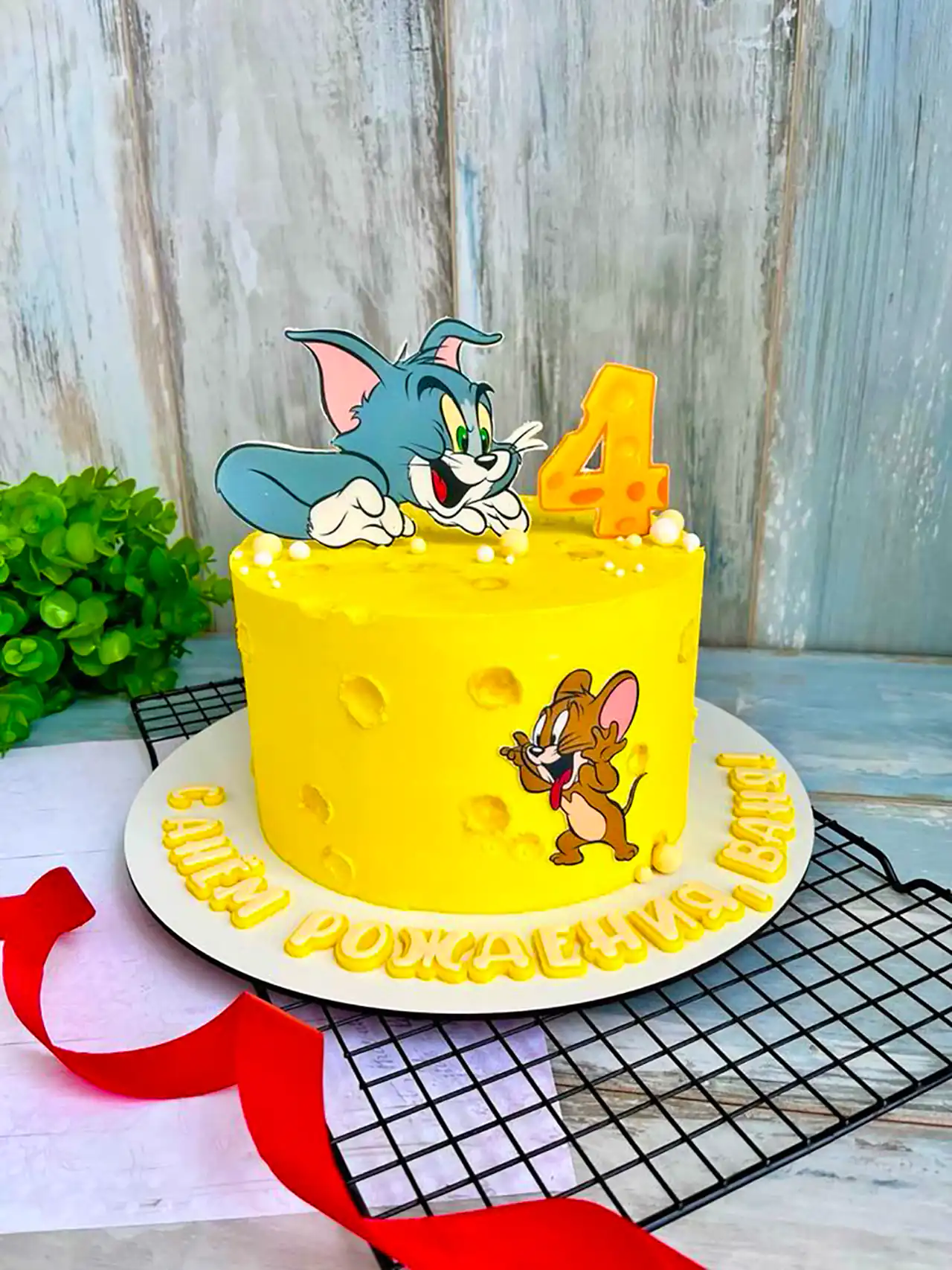 کیک تولد تام و جری