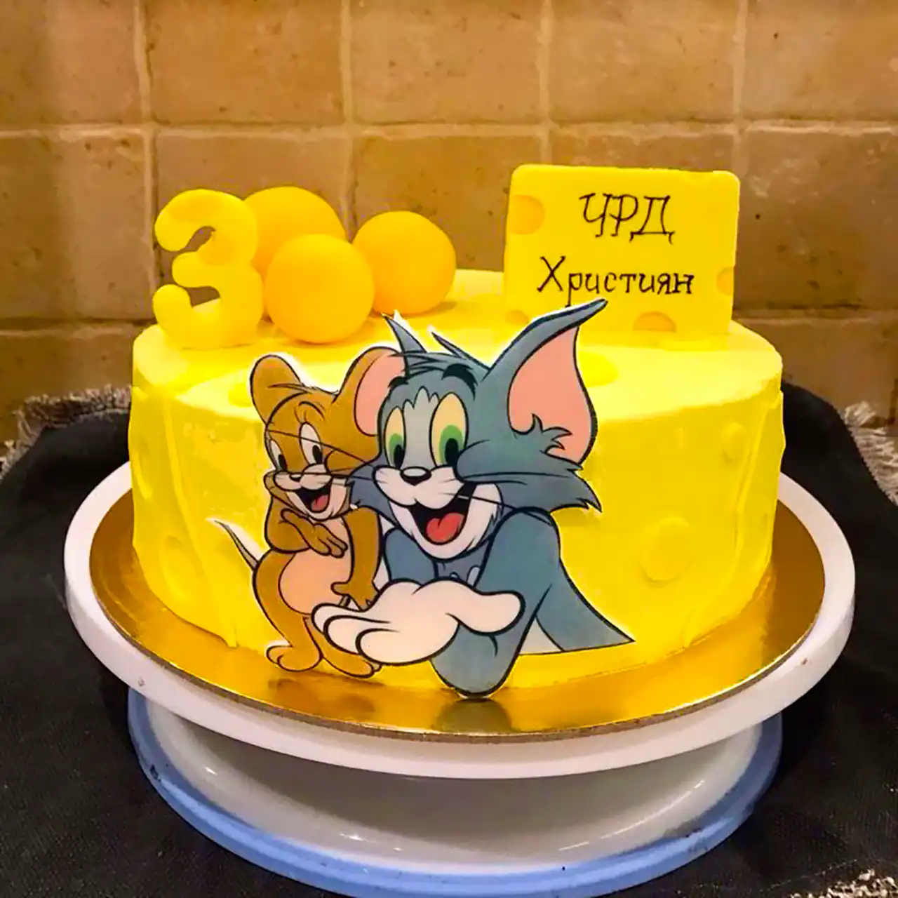 کیک تولد تام و جری