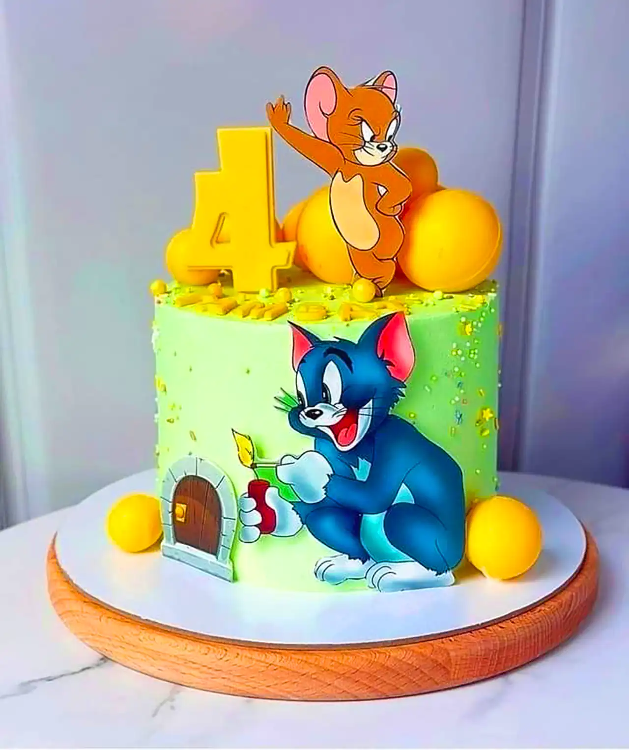 کیک تولد تام و جری