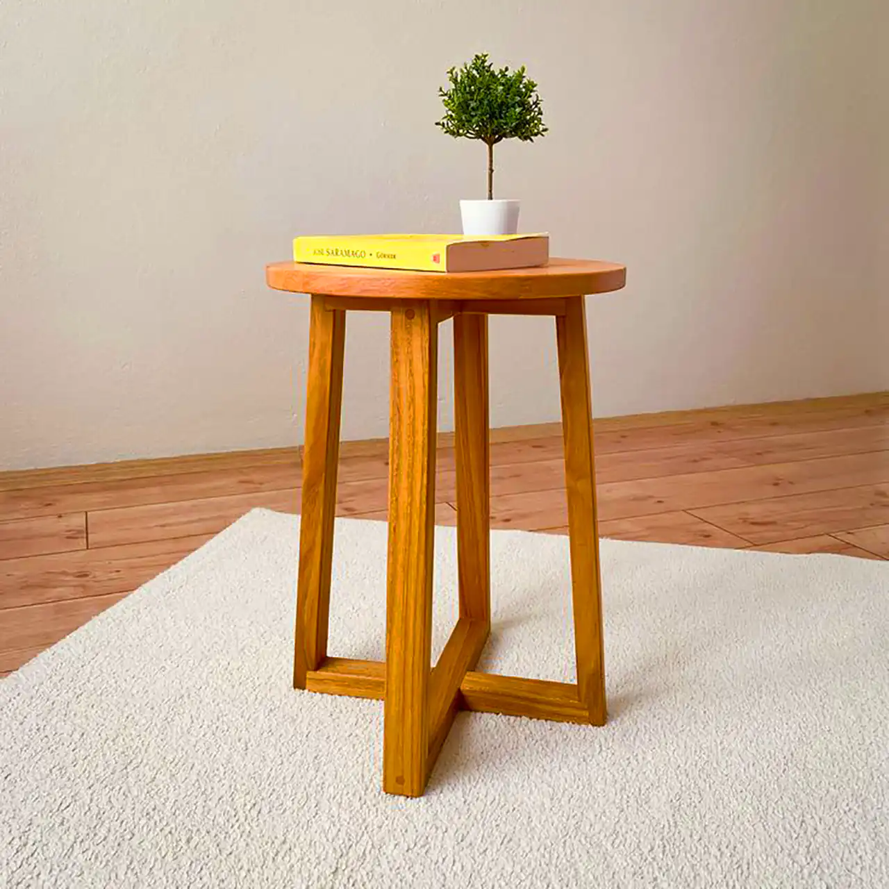 میز عسلی چوبی لاکچری