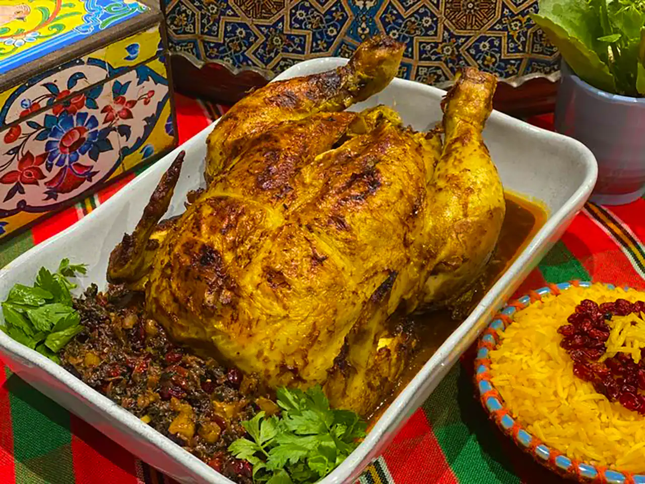 مرغ شکم پر مجلسی