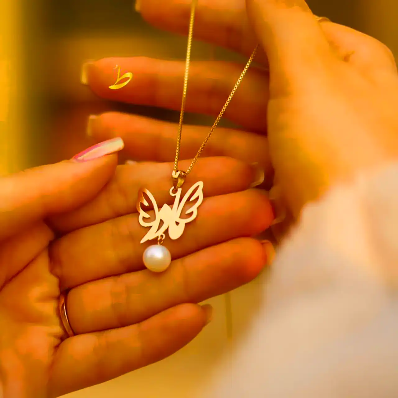 پلاک طلا لیزری برای روز زن