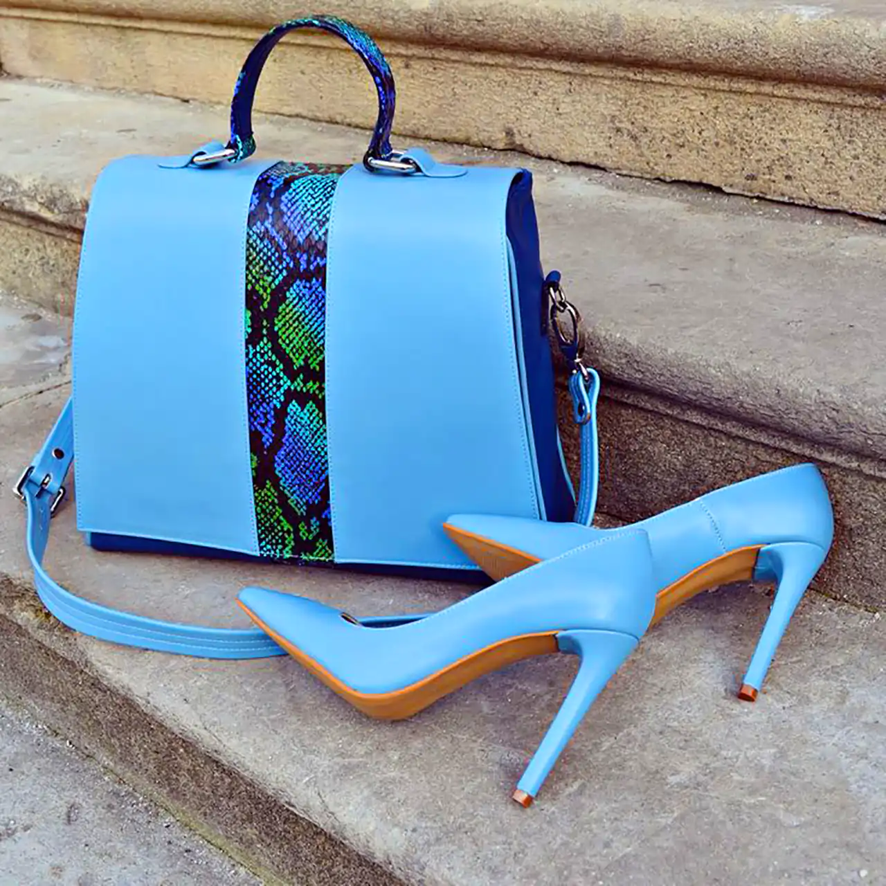 ست کیف وکفش زنانه