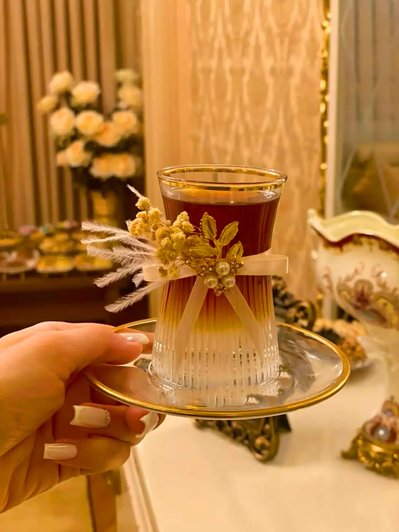 تزیین استکان برای خواستگاری