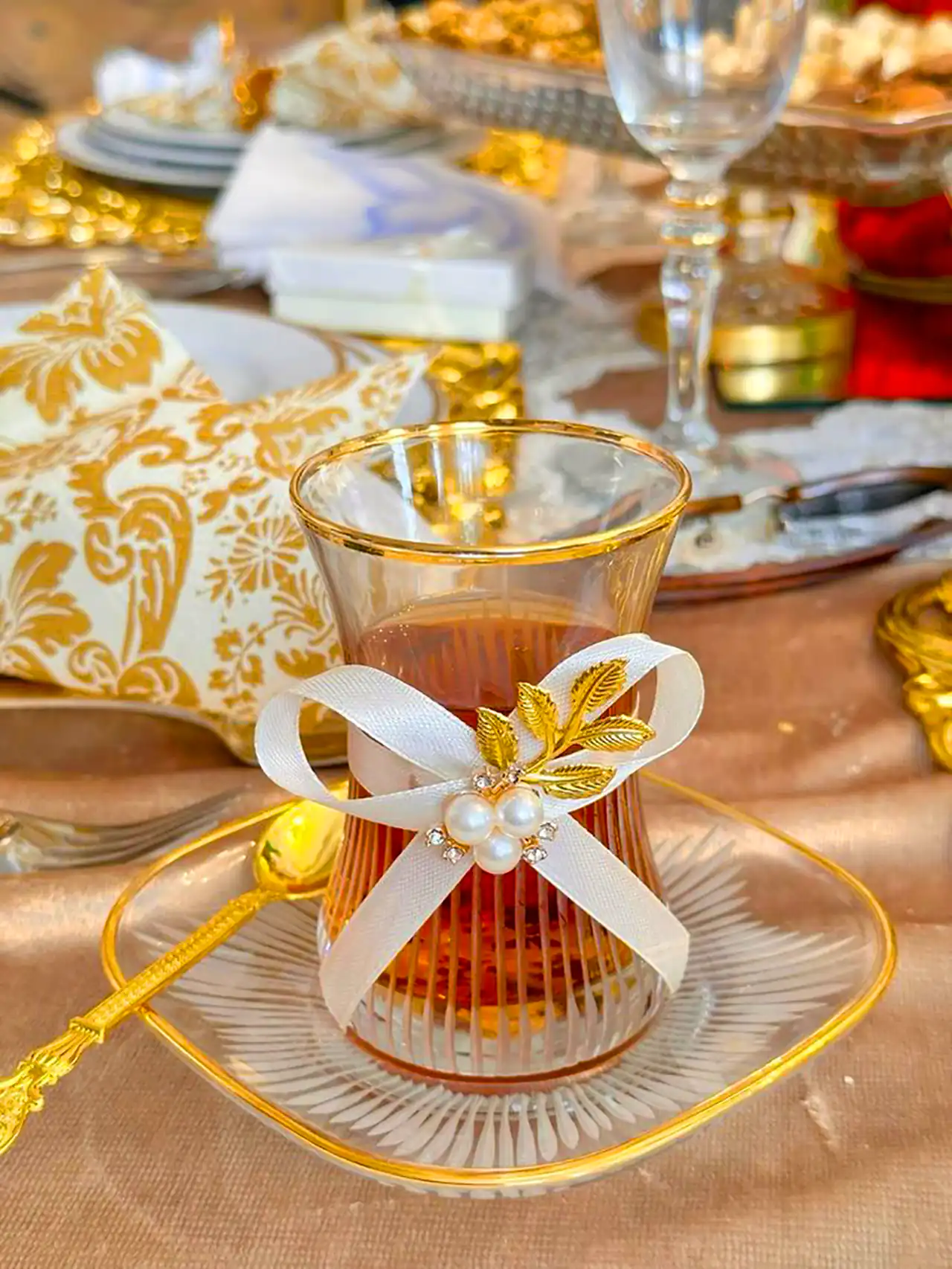 تزیین استکان برای خواستگاری