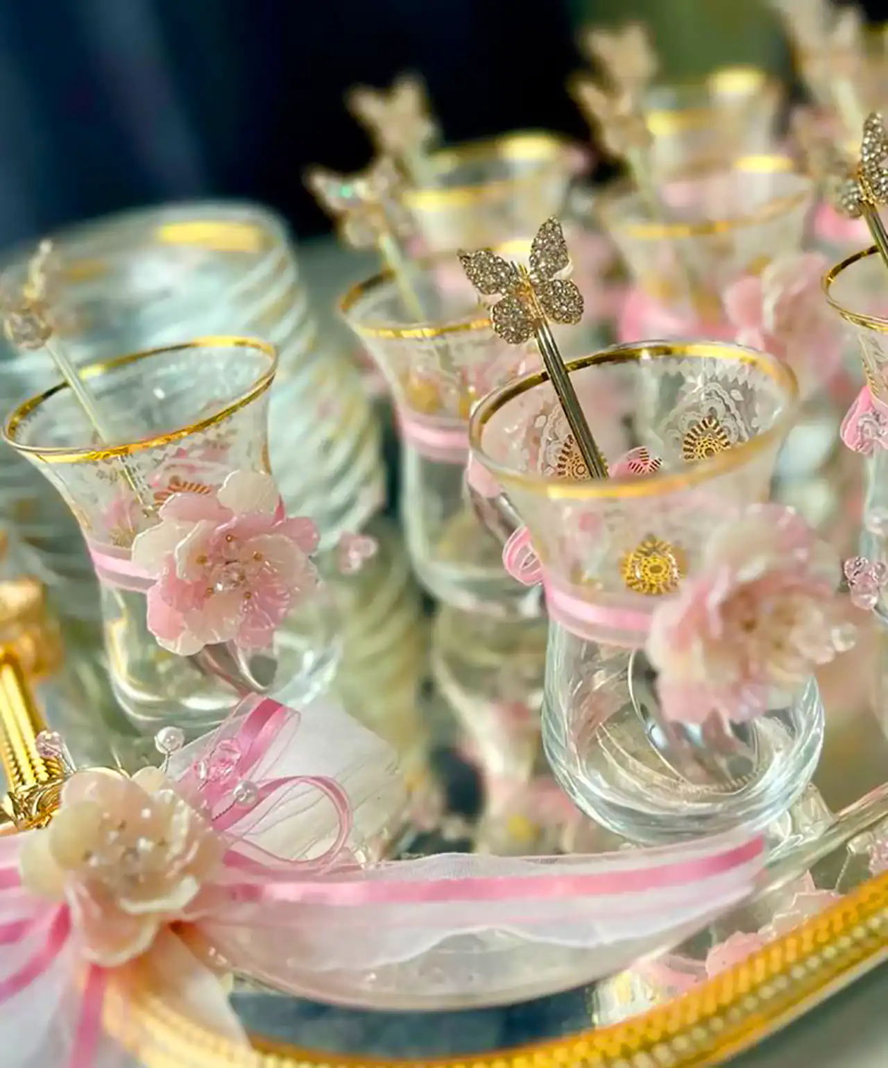 تزیین استکان برای خواستگاری