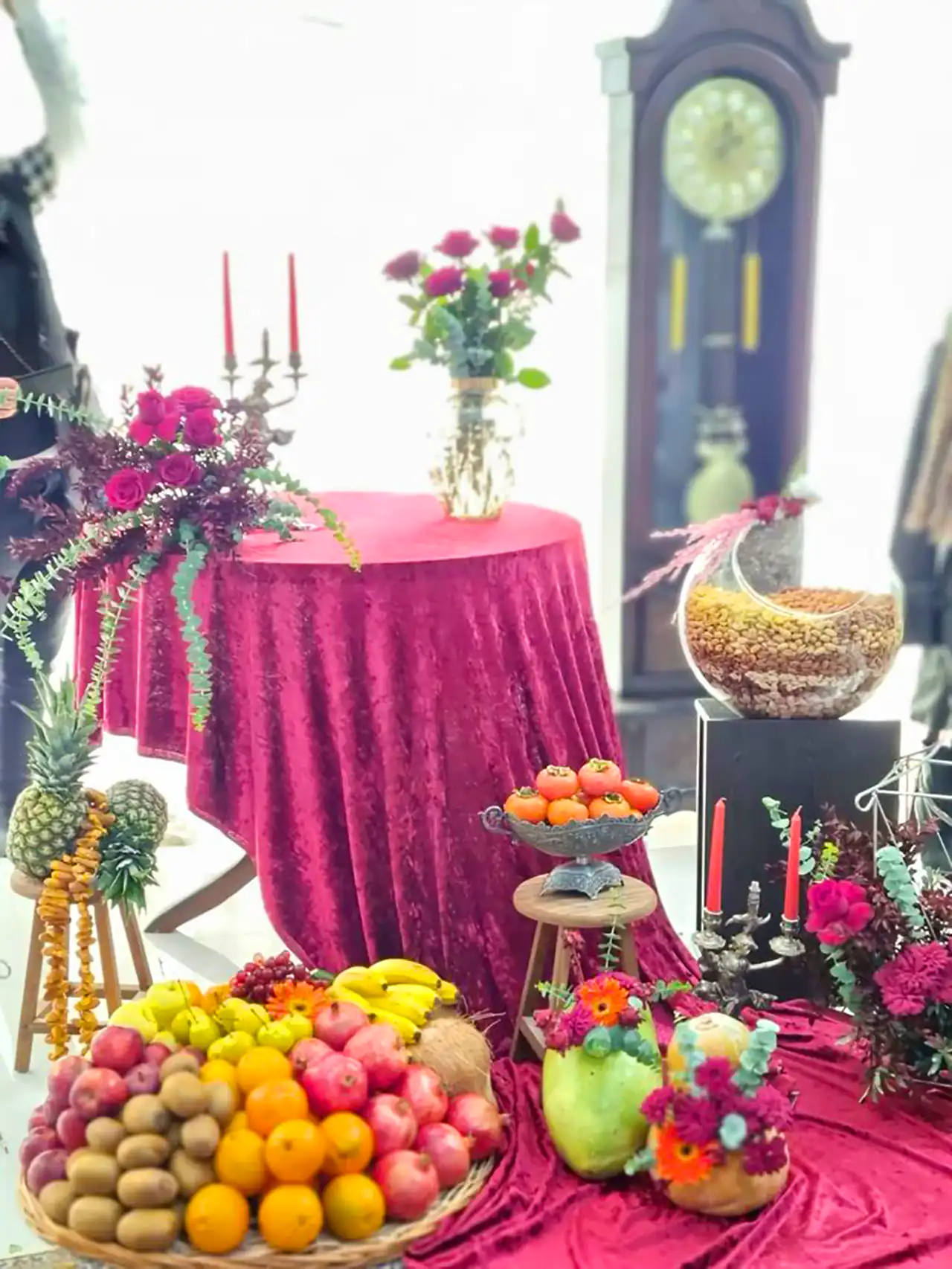 تزئین هدایا یلدایی عروس