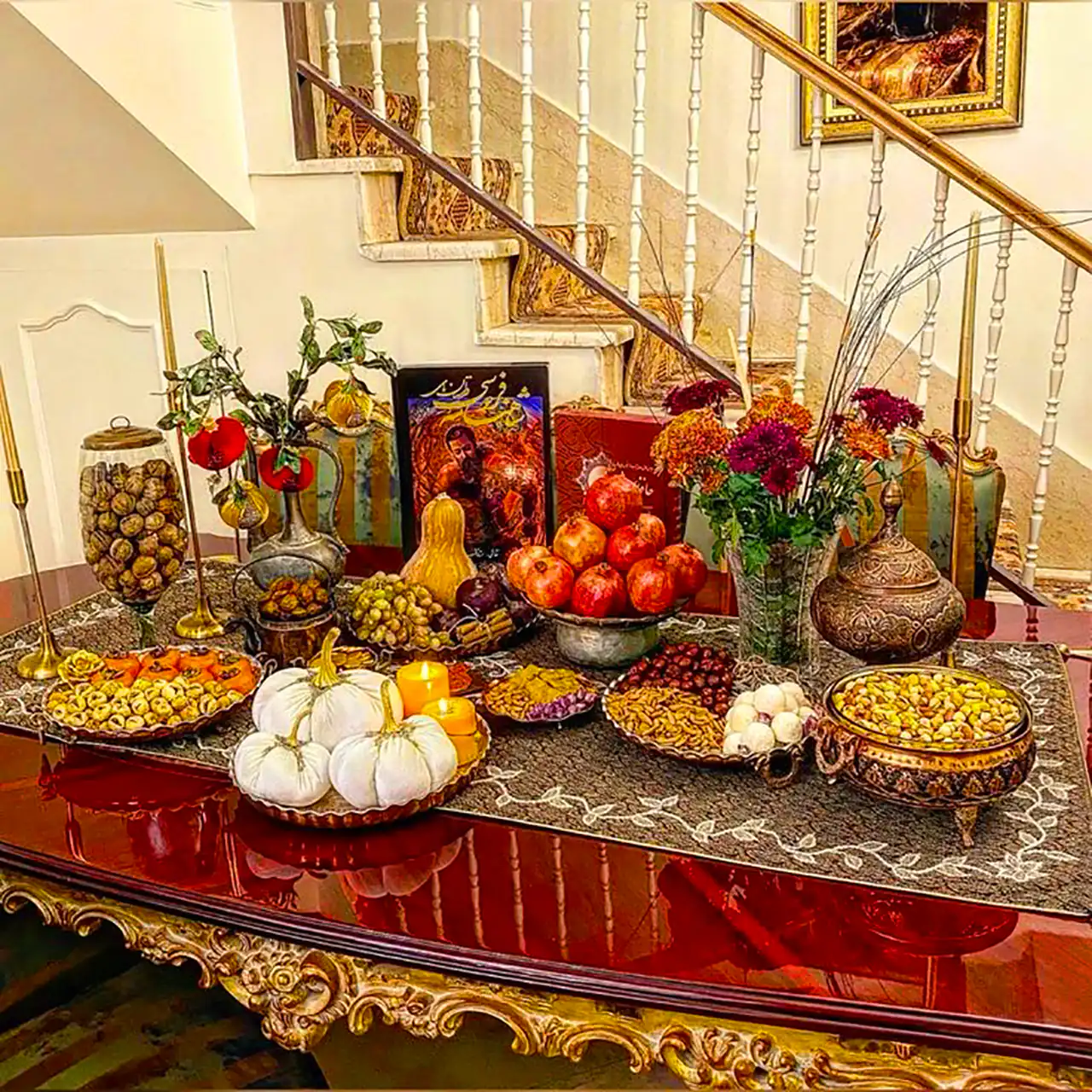 تزئین هدایا یلدایی عروس