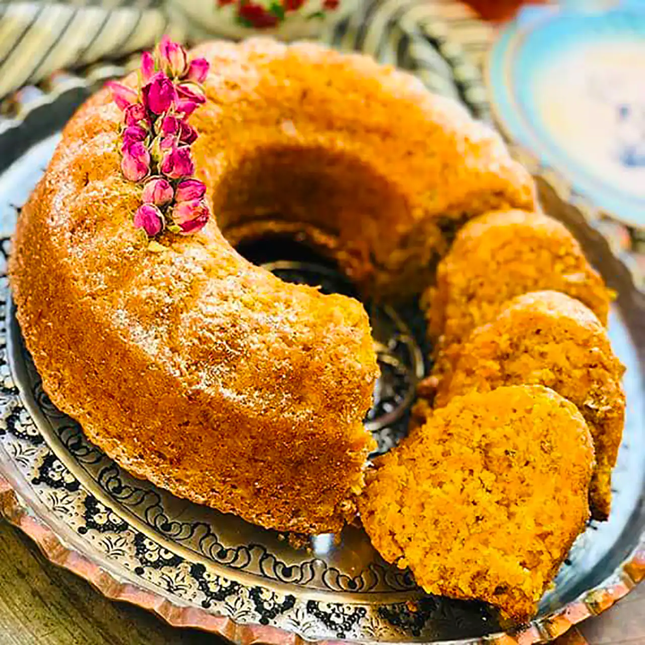 تزیین کیک خونگی ساده