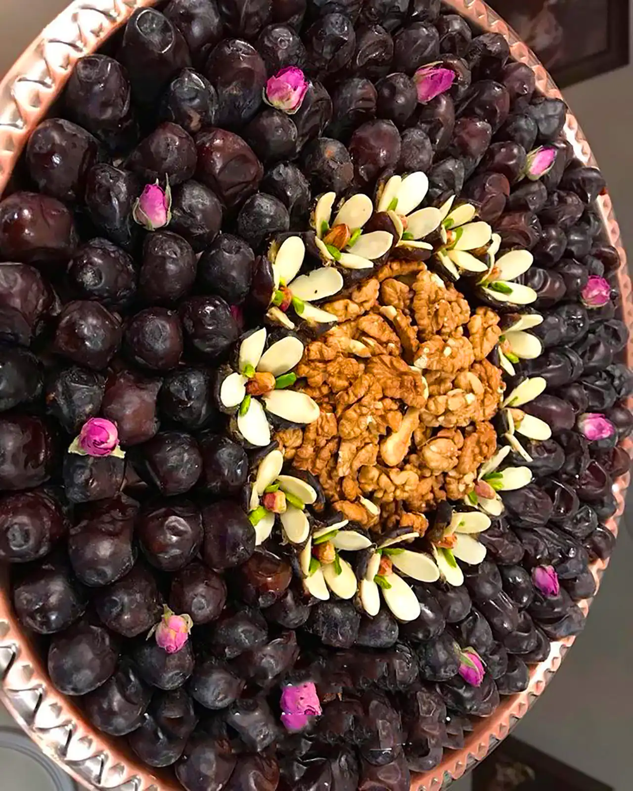 تزئین خرما برای روضه