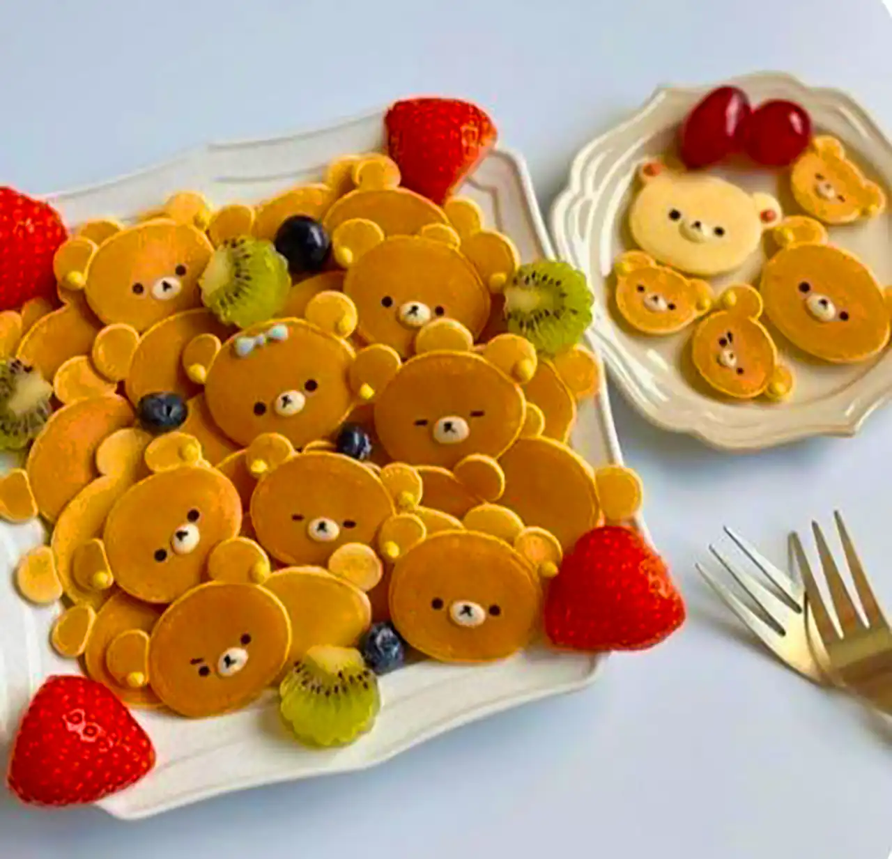 تزیین پنکیک زیبا