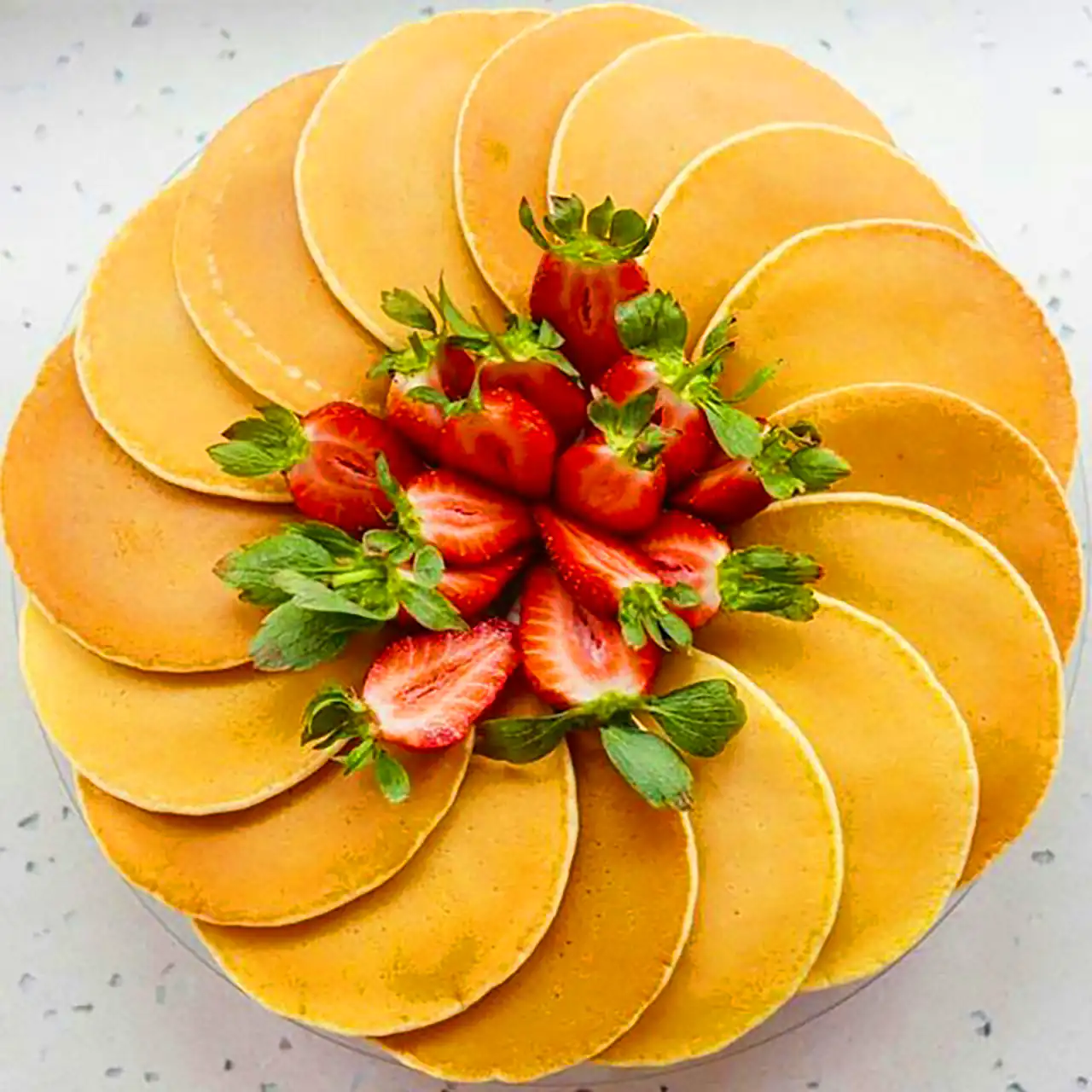 تزیین پنکیک زیبا